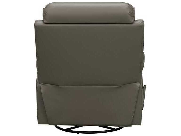 Barcalounger Modern Expressions Mac Lynn Smokey Gray Faux Leather Recliner