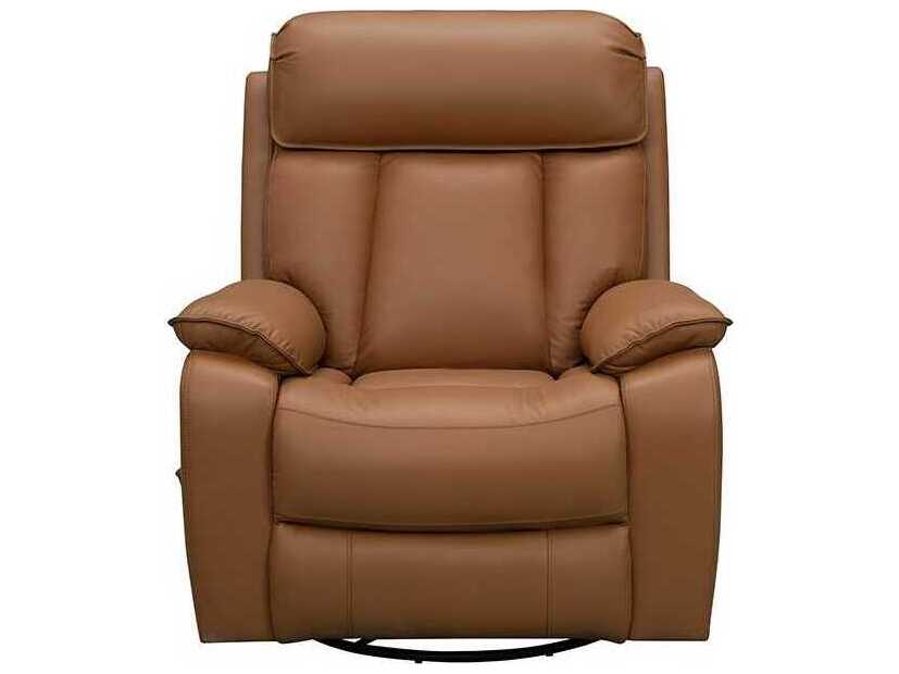 Barcalounger Modern Expressions Mac Caleigh Sand Brown Faux Leather Recliner