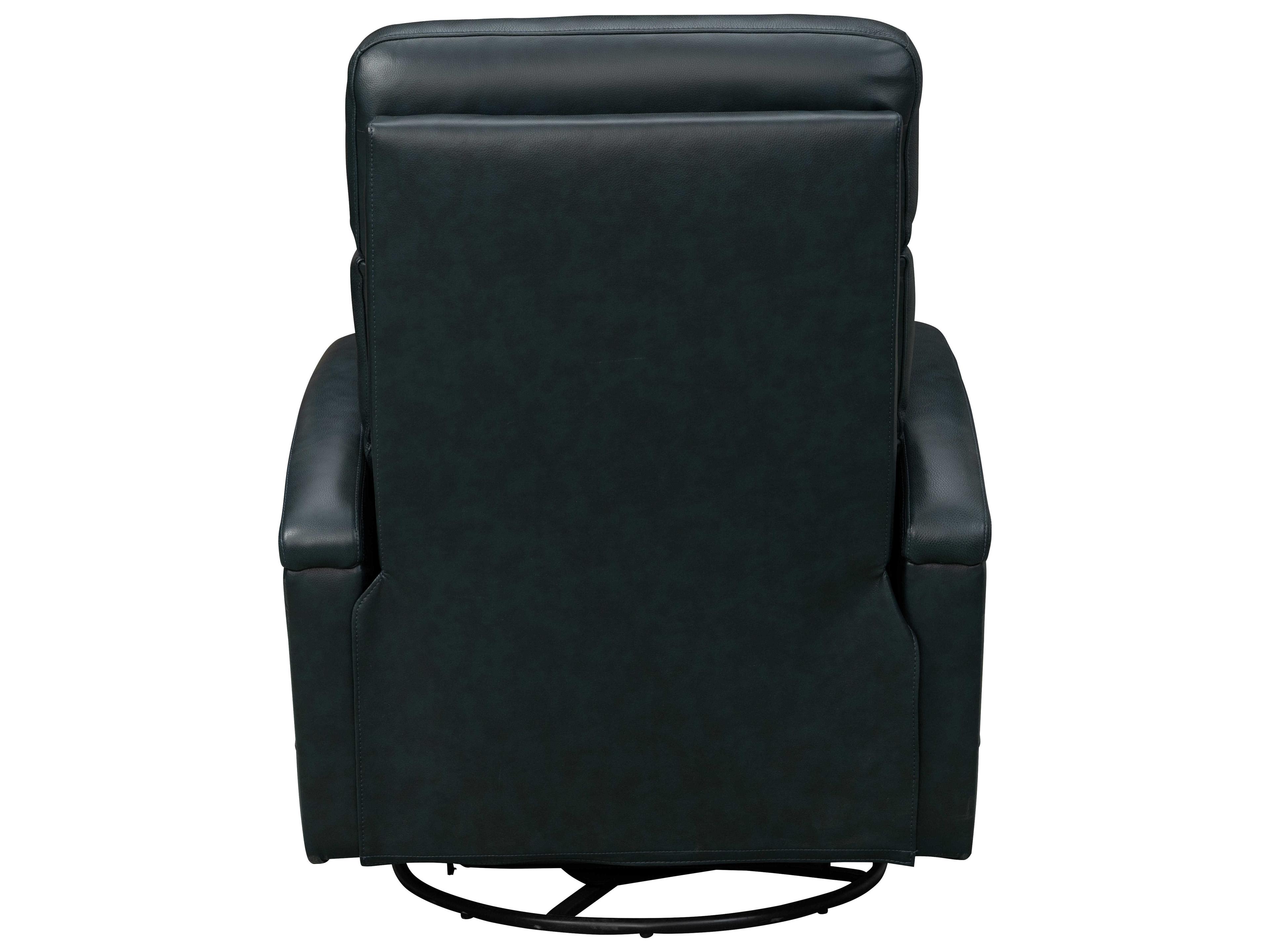 Barcalounger Modern Expressions Nick Ryegate Sapphire Blue Faux Leather Recliner