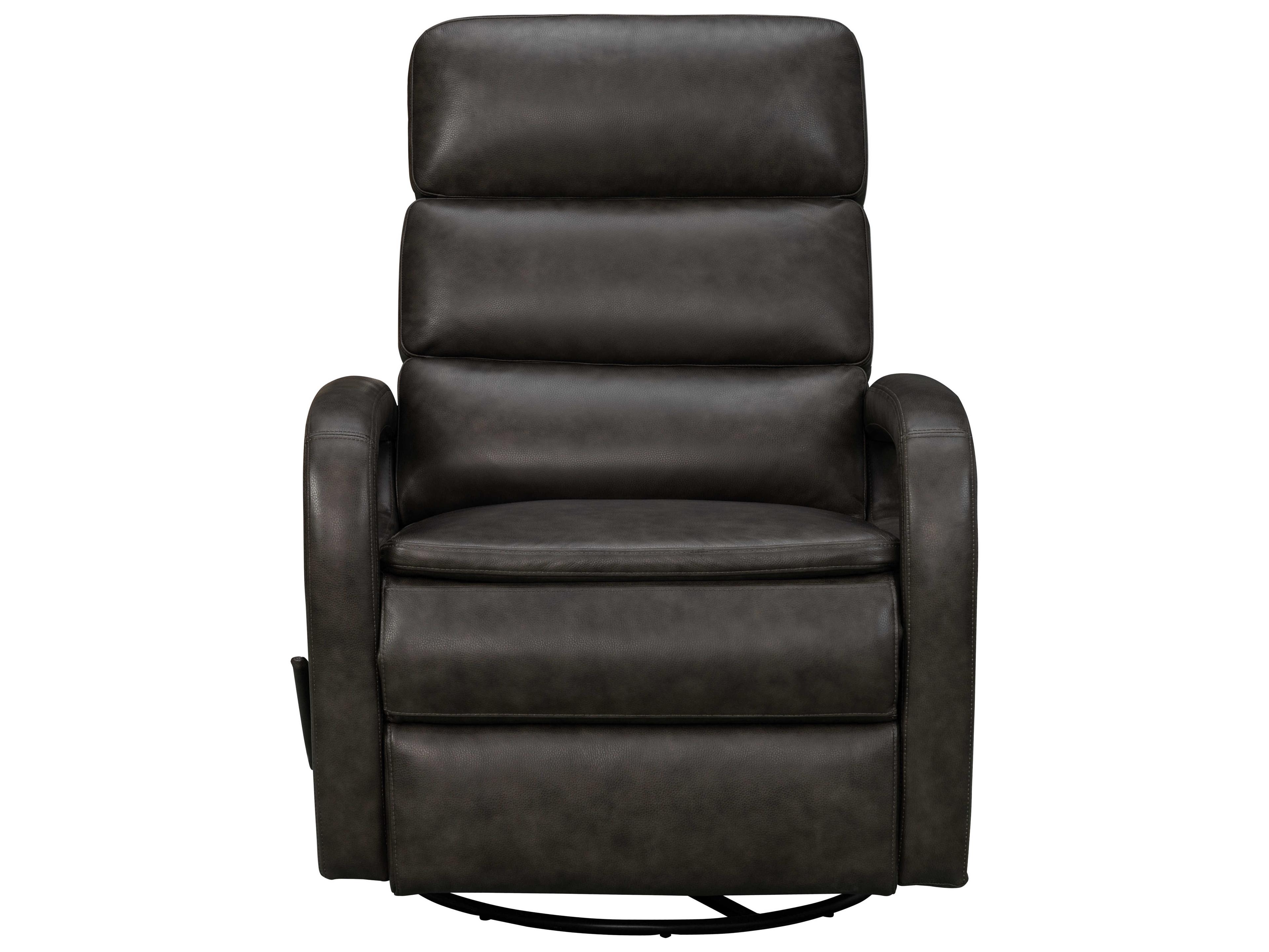 Barcalounger Modern Expressions Nick Ryegate Gray Faux Leather Recliner