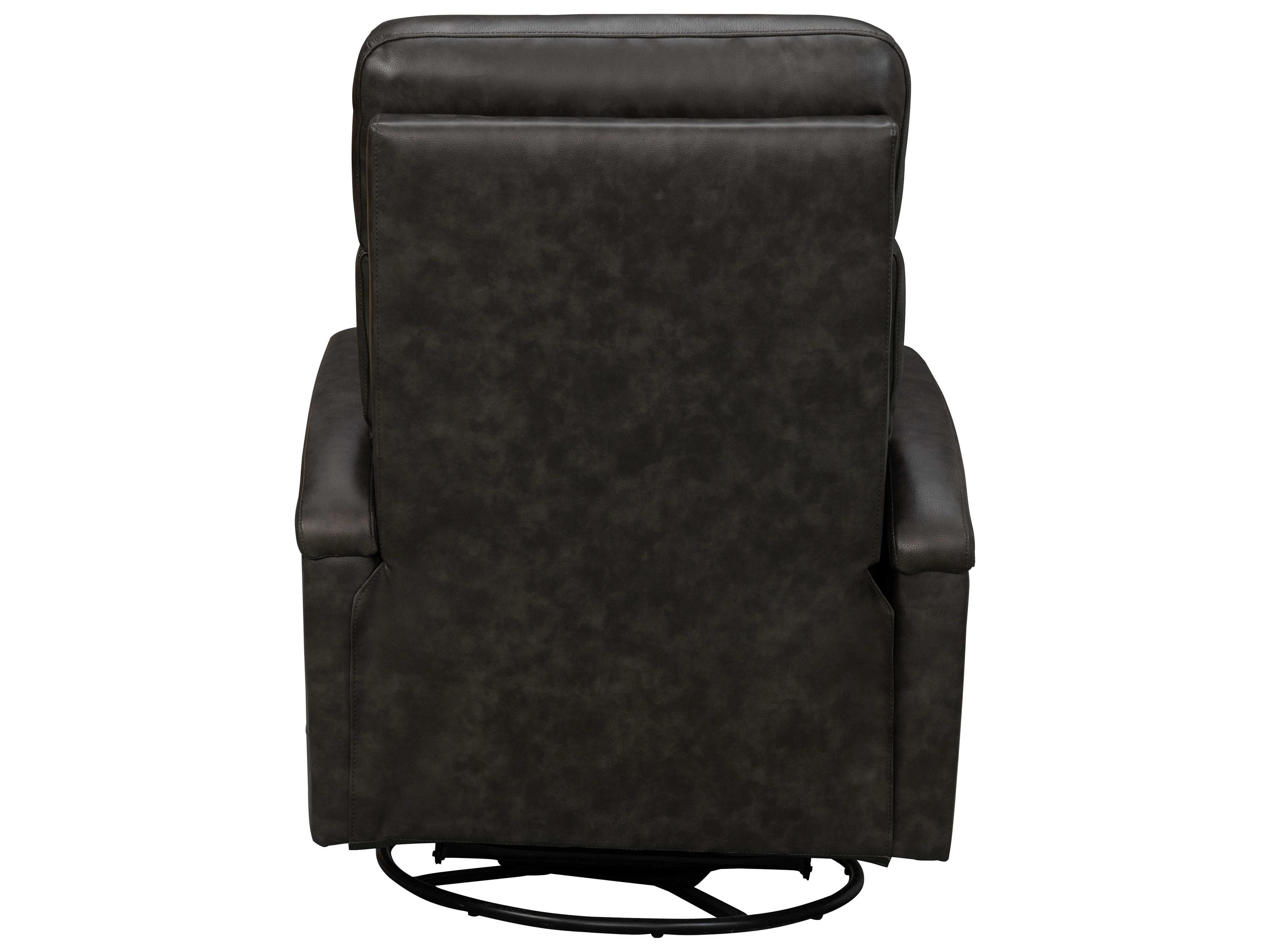 Barcalounger Modern Expressions Nick Ryegate Gray Faux Leather Recliner