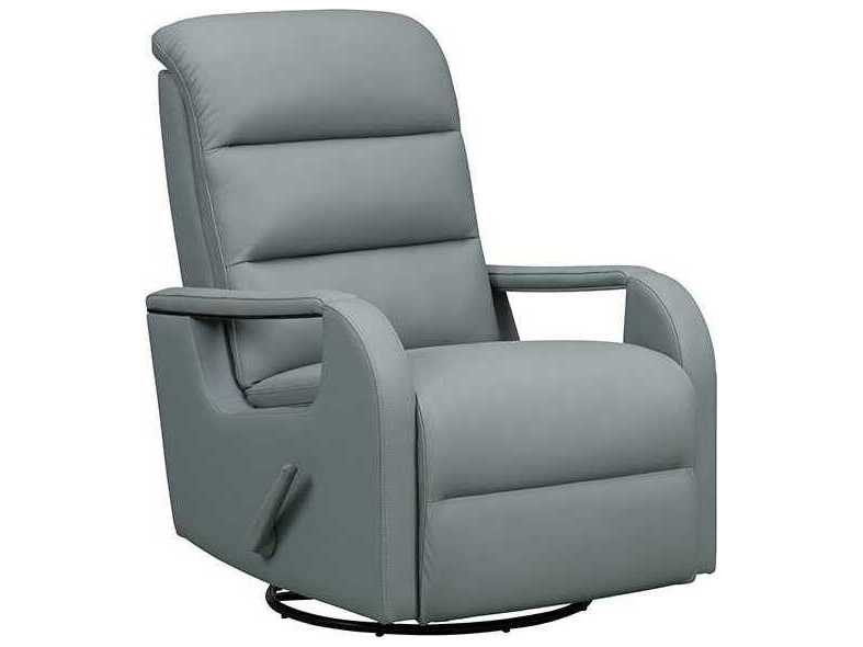 Barcalounger Modern Expressions Sandhill Troy Spa Blue Faux Leather Recliner