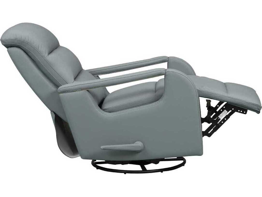 Barcalounger Modern Expressions Sandhill Troy Spa Blue Faux Leather Recliner