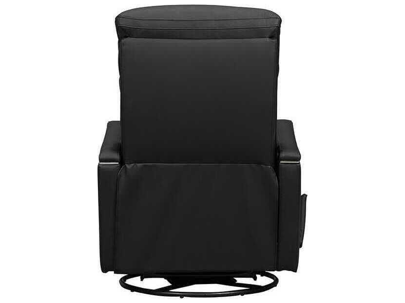 Barcalounger Modern Expressions Sandhill Troy Onyx Black Faux Leather Recliner