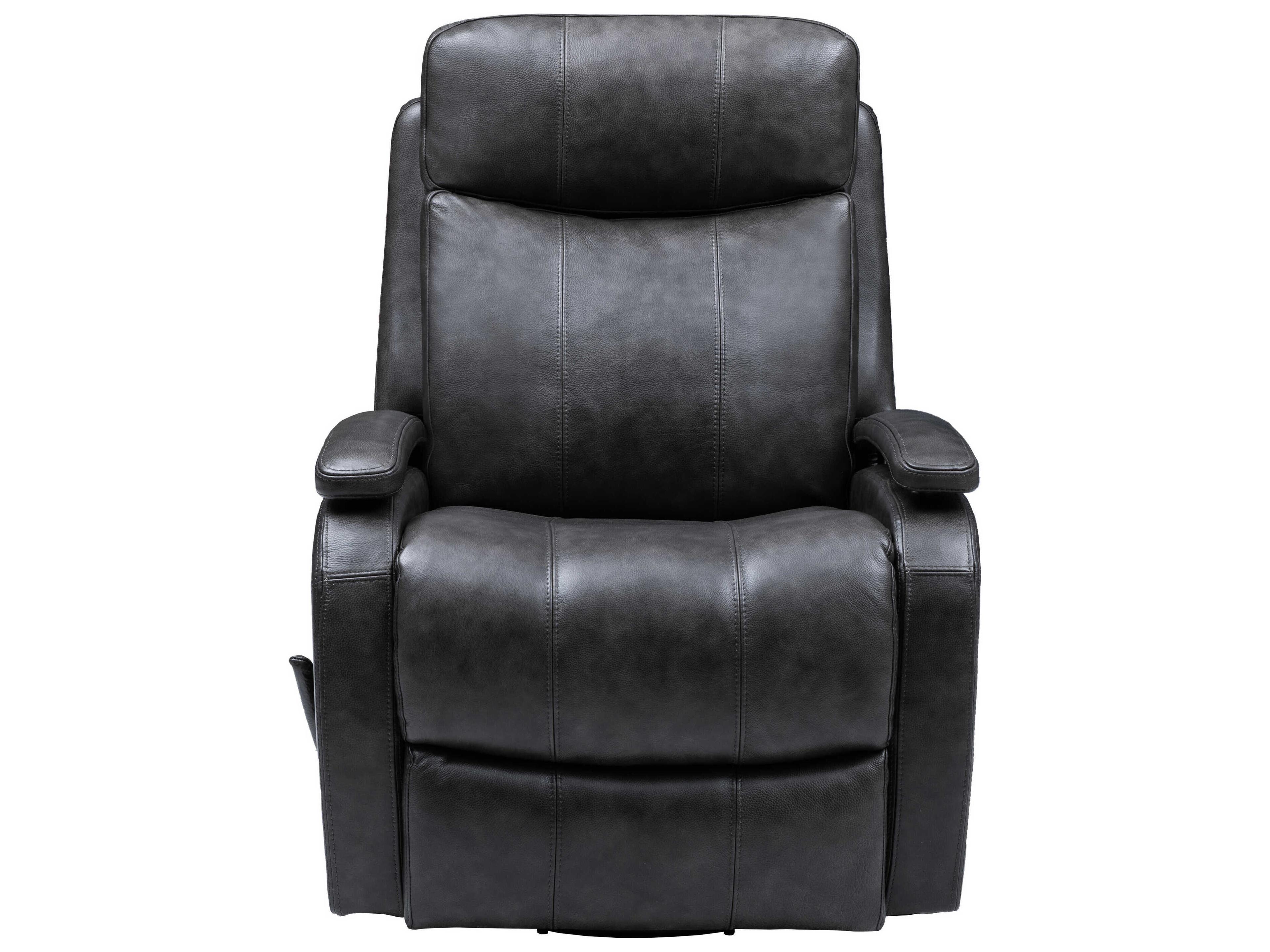 Barcalounger Modern Expressions Duffy Ryegate Gray Faux Leather Recliner