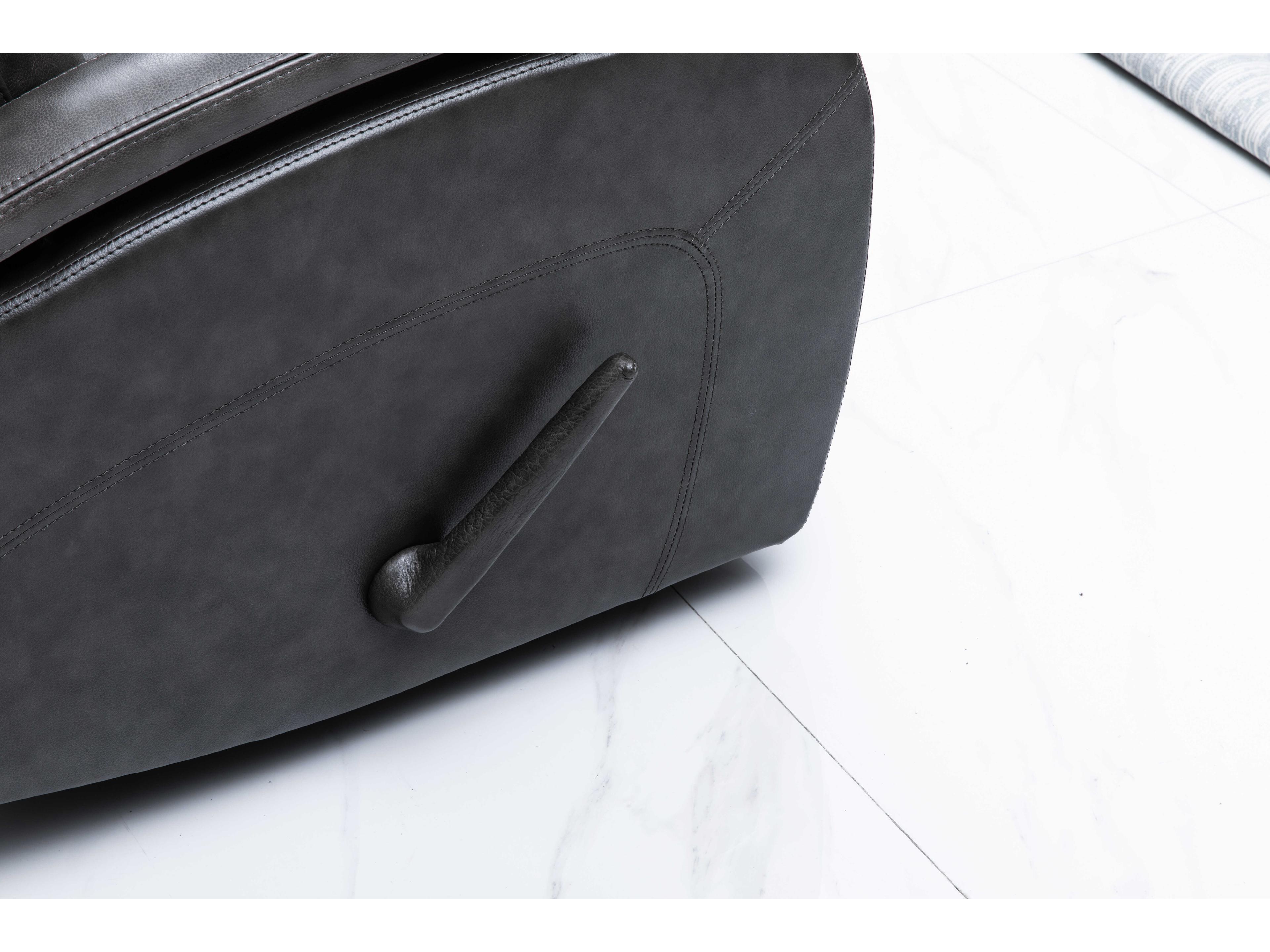 Barcalounger Modern Expressions Duffy Ryegate Gray Faux Leather Recliner