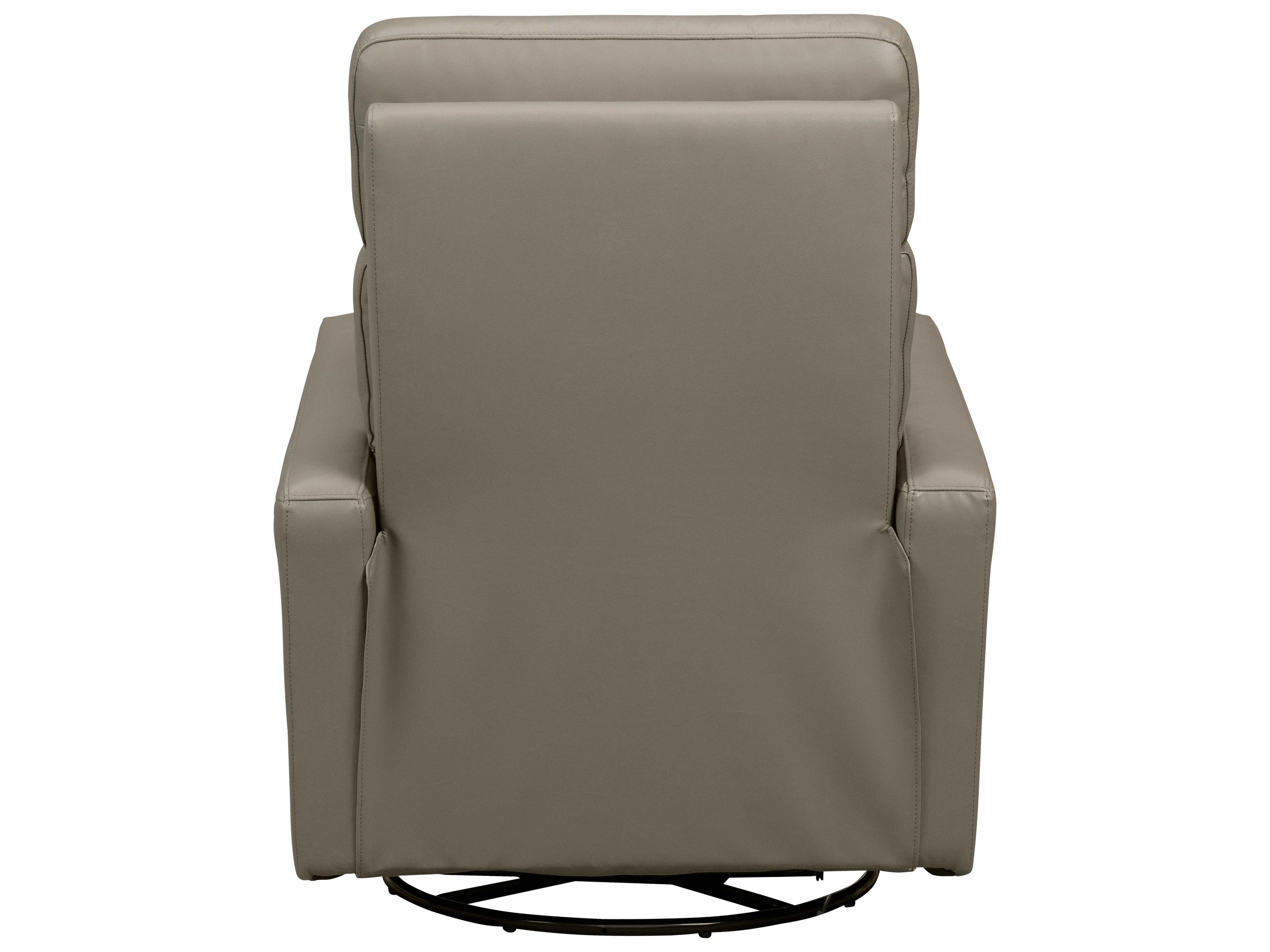 Barcalounger Modern Expressions Jordan Lynn Smokey Gray Faux Leather Recliner