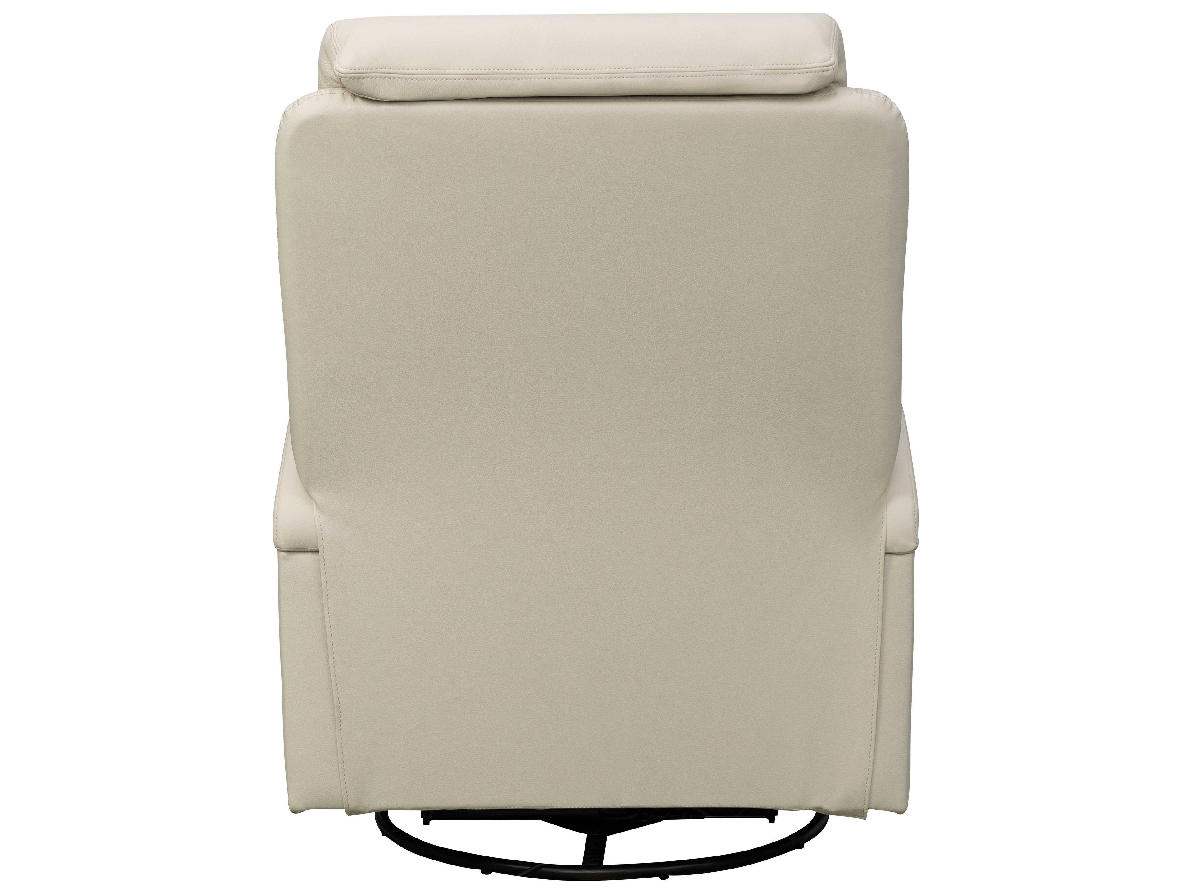 Barcalounger Modern Expressions Gilbert Troy Cream Faux Leather Recliner