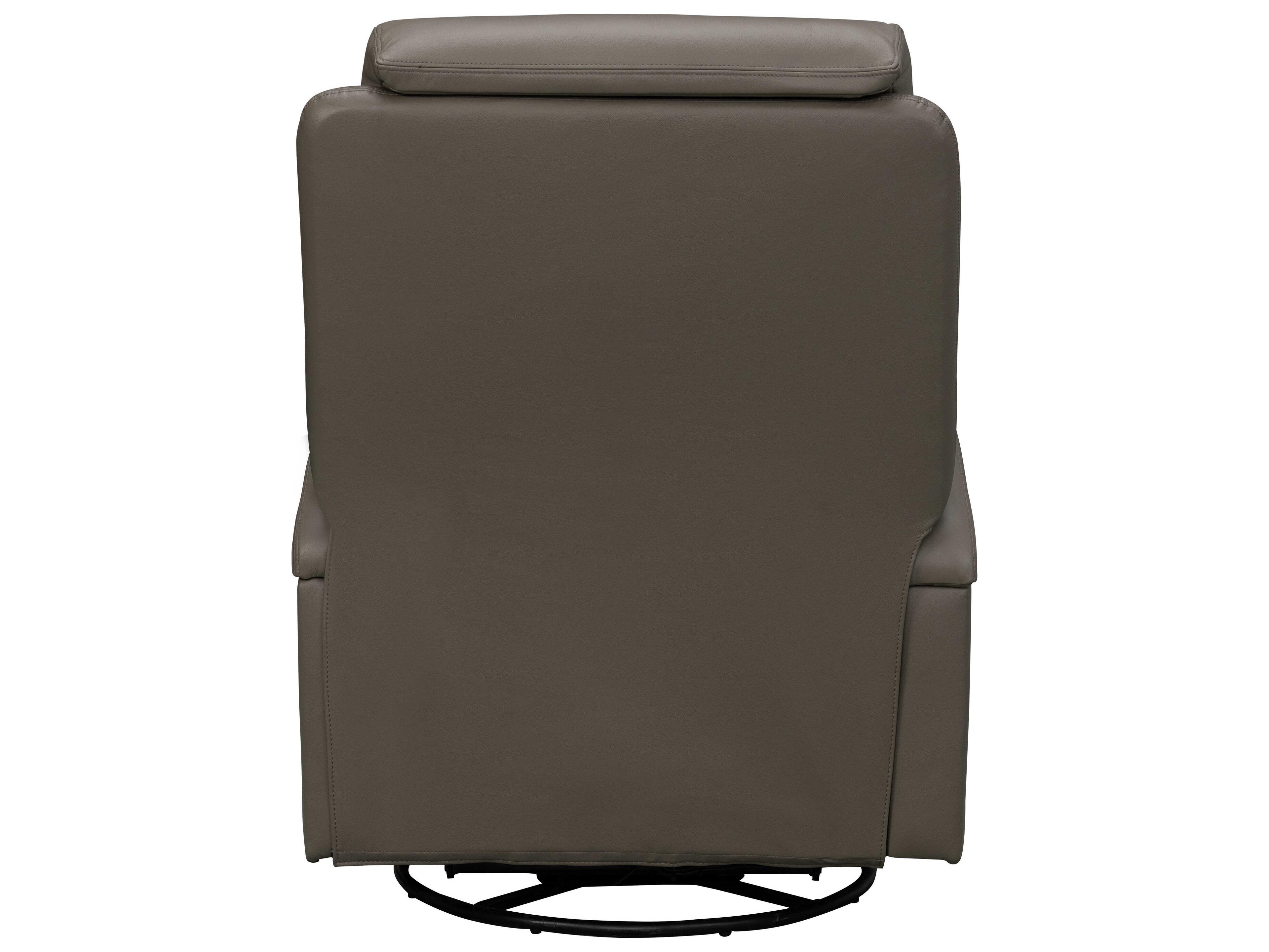 Barcalounger Modern Expressions Gilbert Lynn Smokey Gray Faux Leather Recliner