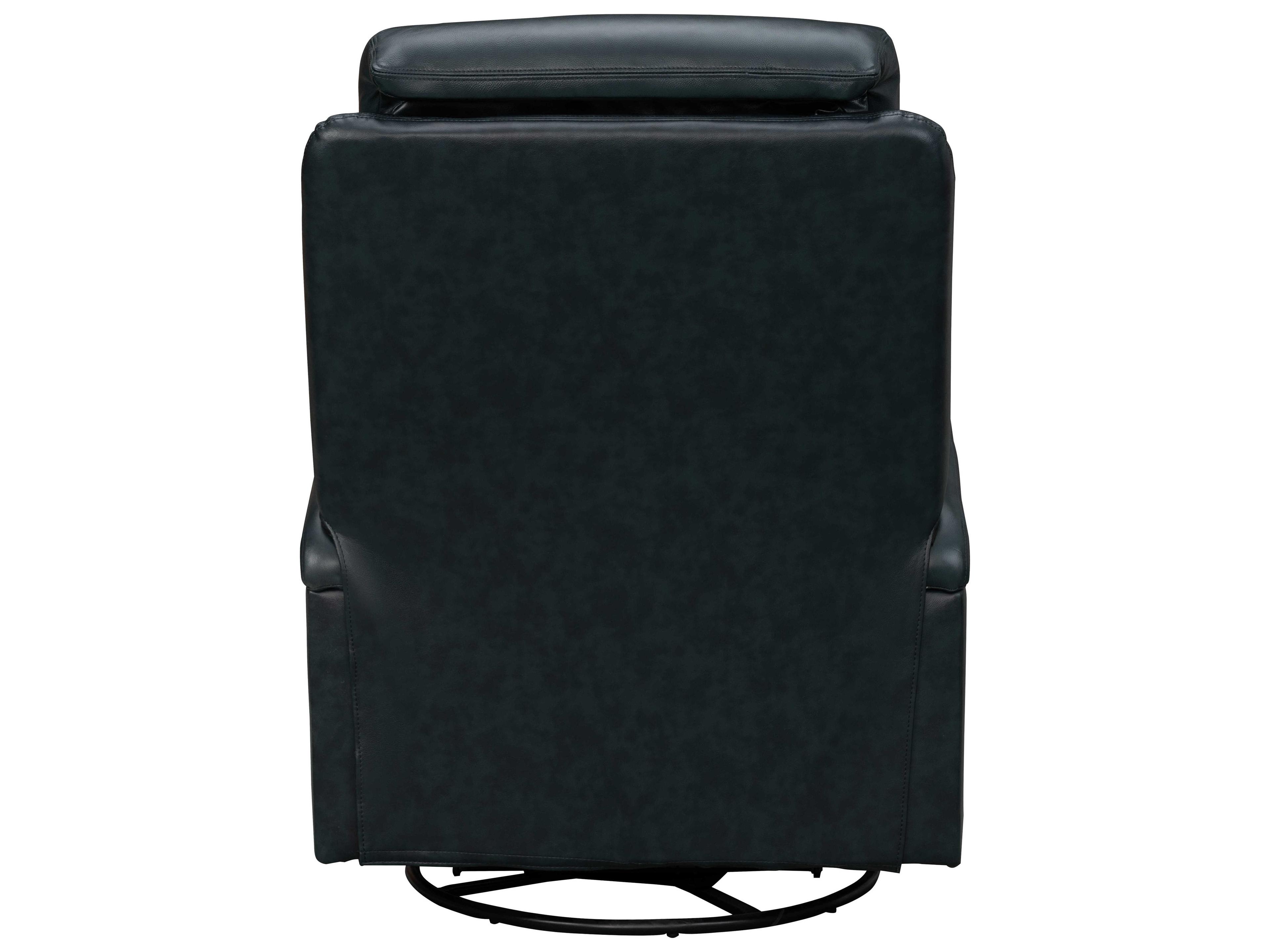 Barcalounger Modern Expressions Gilbert Traci Midnight Blue Faux Leather Recliner