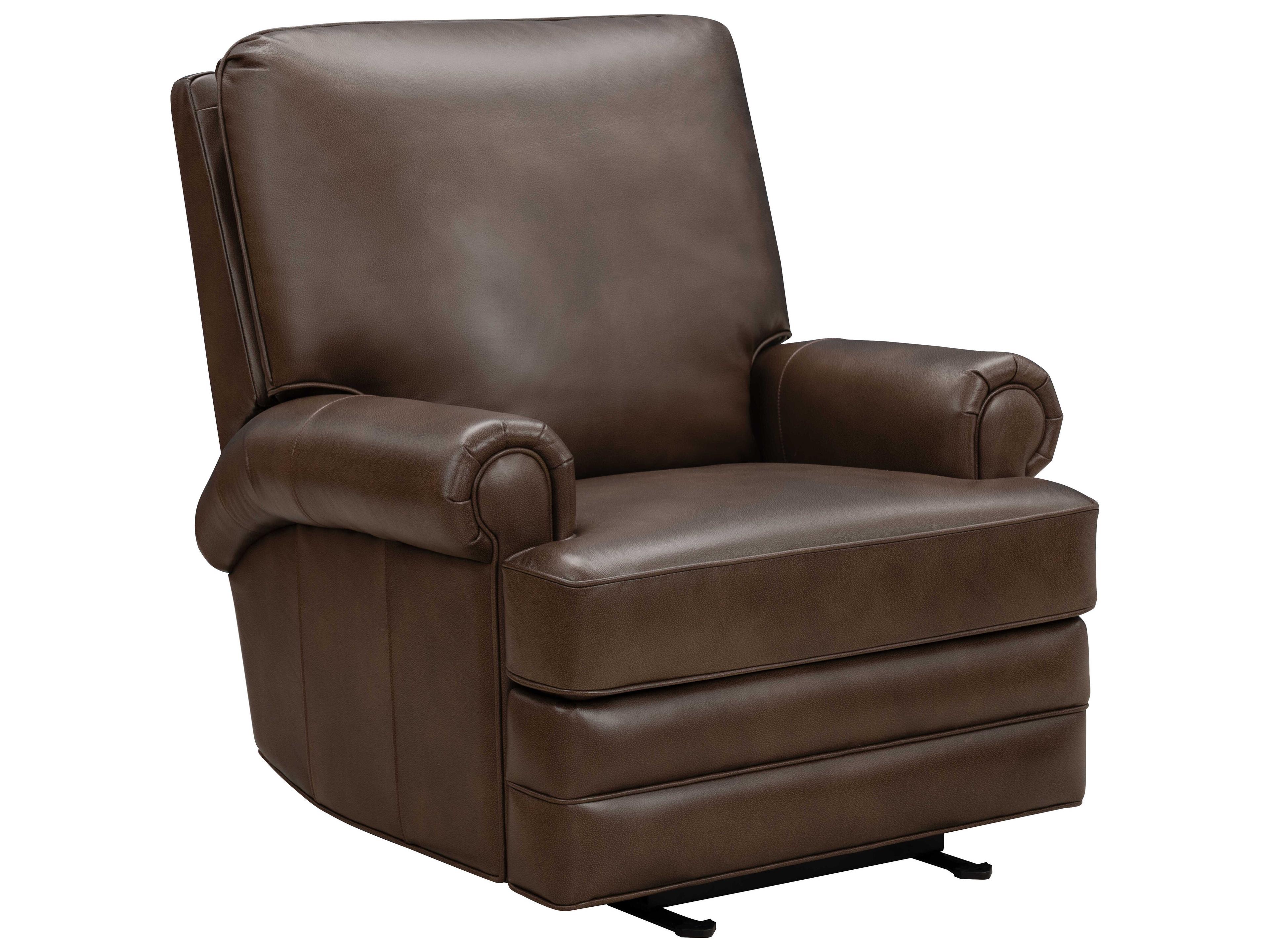Barcalounger Vintage Scottie Clawson Mousse Brown Leather Recliner