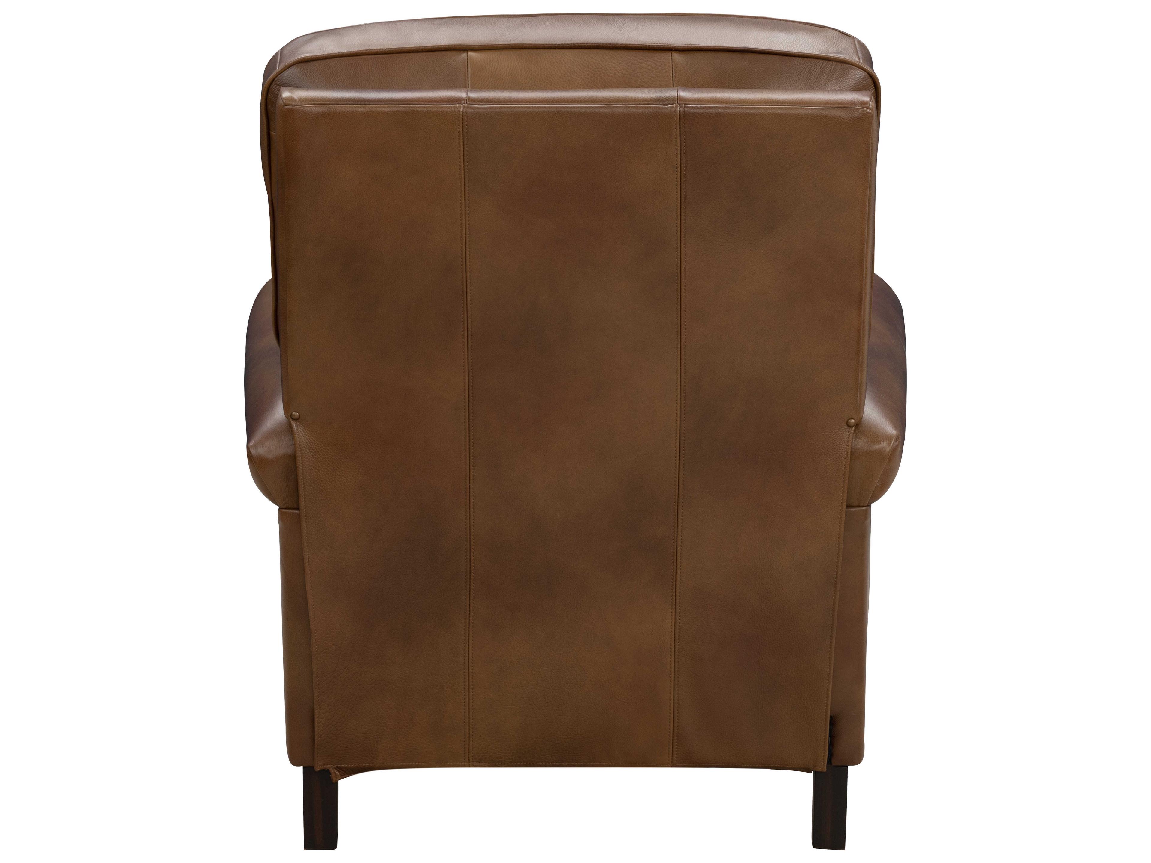 Barcalounger Vintage Briarwood Wenlock Tawny Brown Leather Recliner