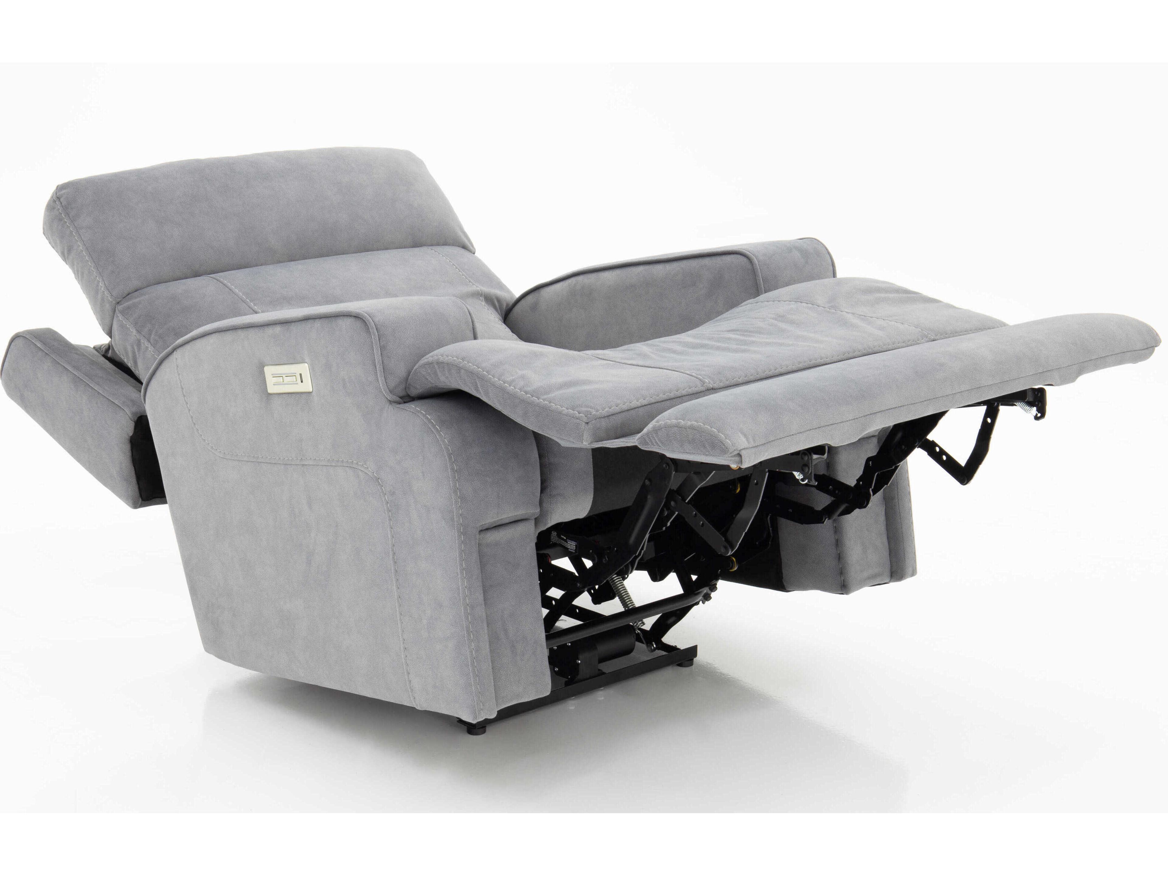 Barcalounger Zero Gravity Ashbee Arula Dolphin Gray Microfiber Upholstered Recliner