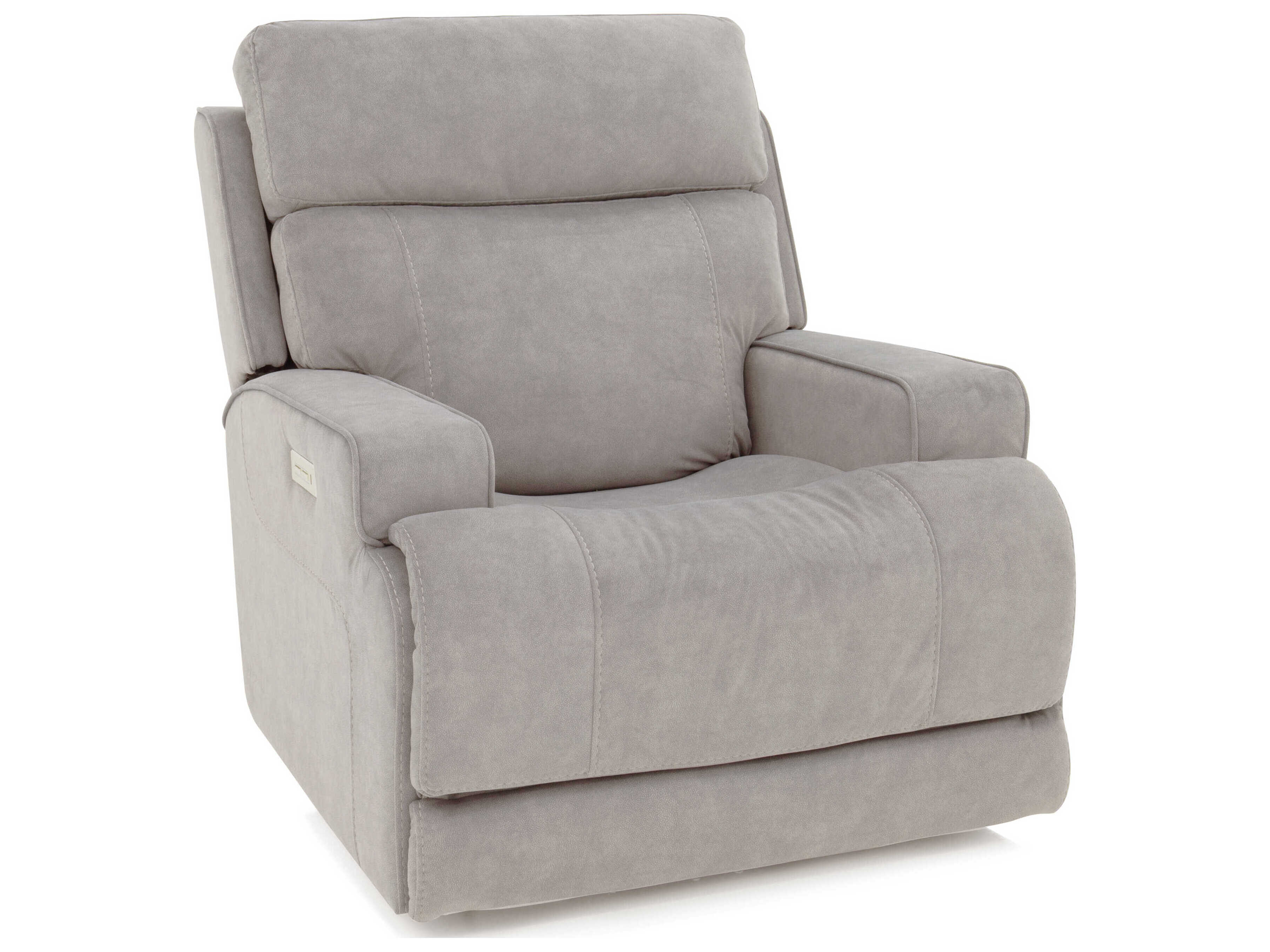 Barcalounger Zero Gravity Ashbee Arula Dove Gray Microfiber Upholstered Recliner