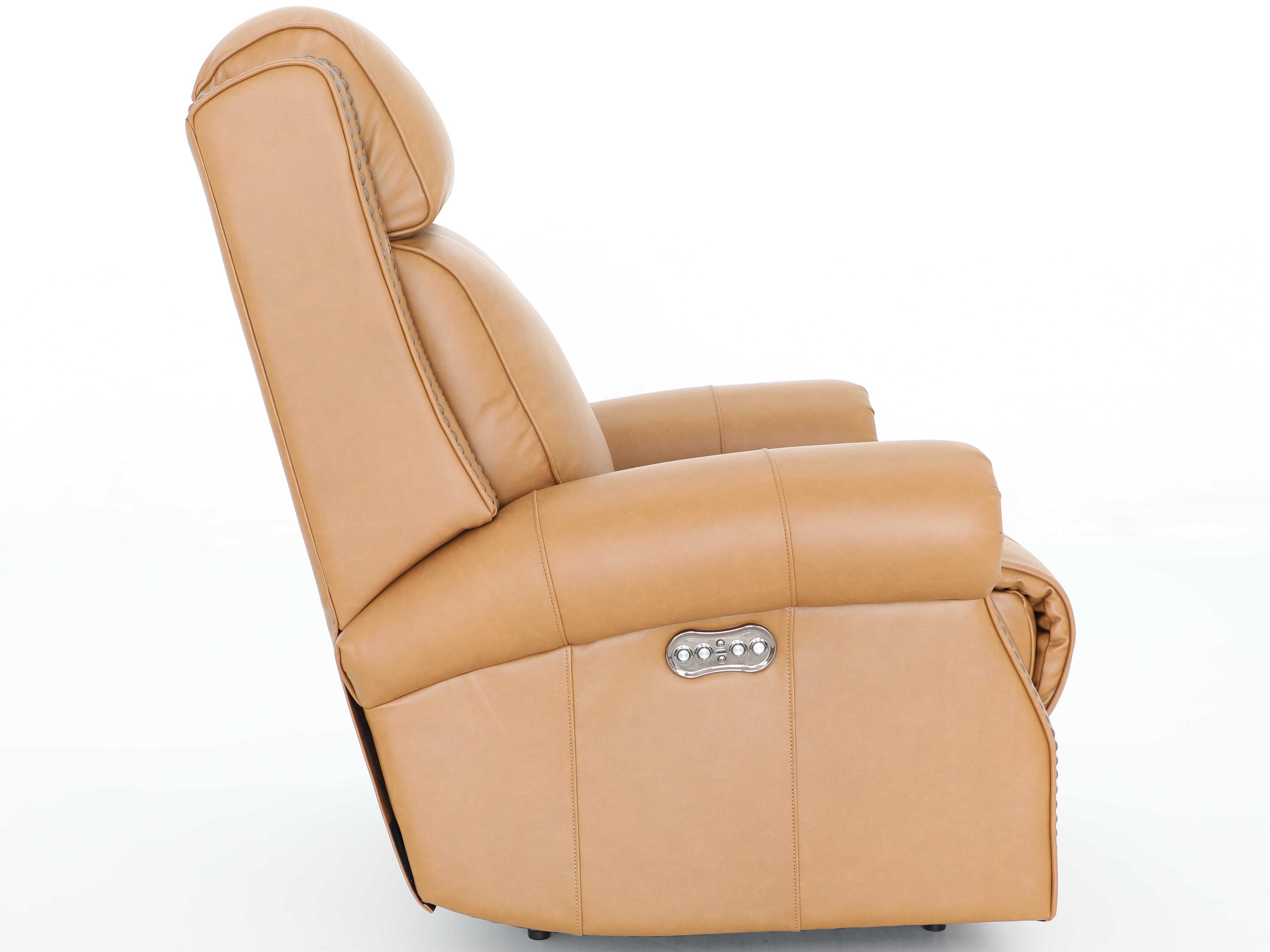 Barcalounger Vintage Blair Big & Tall Santa Fe Brandy Tan Leather Recliner