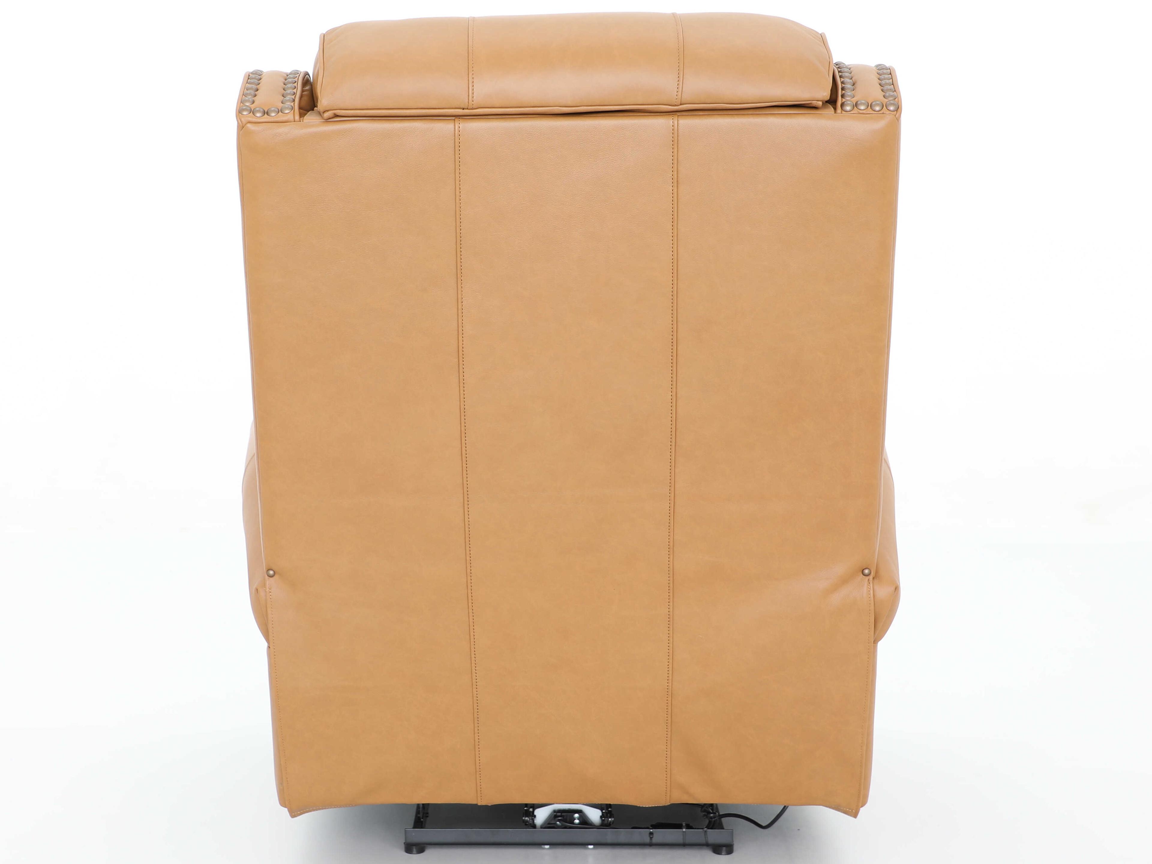 Barcalounger Vintage Blair Big & Tall Santa Fe Brandy Tan Leather Recliner