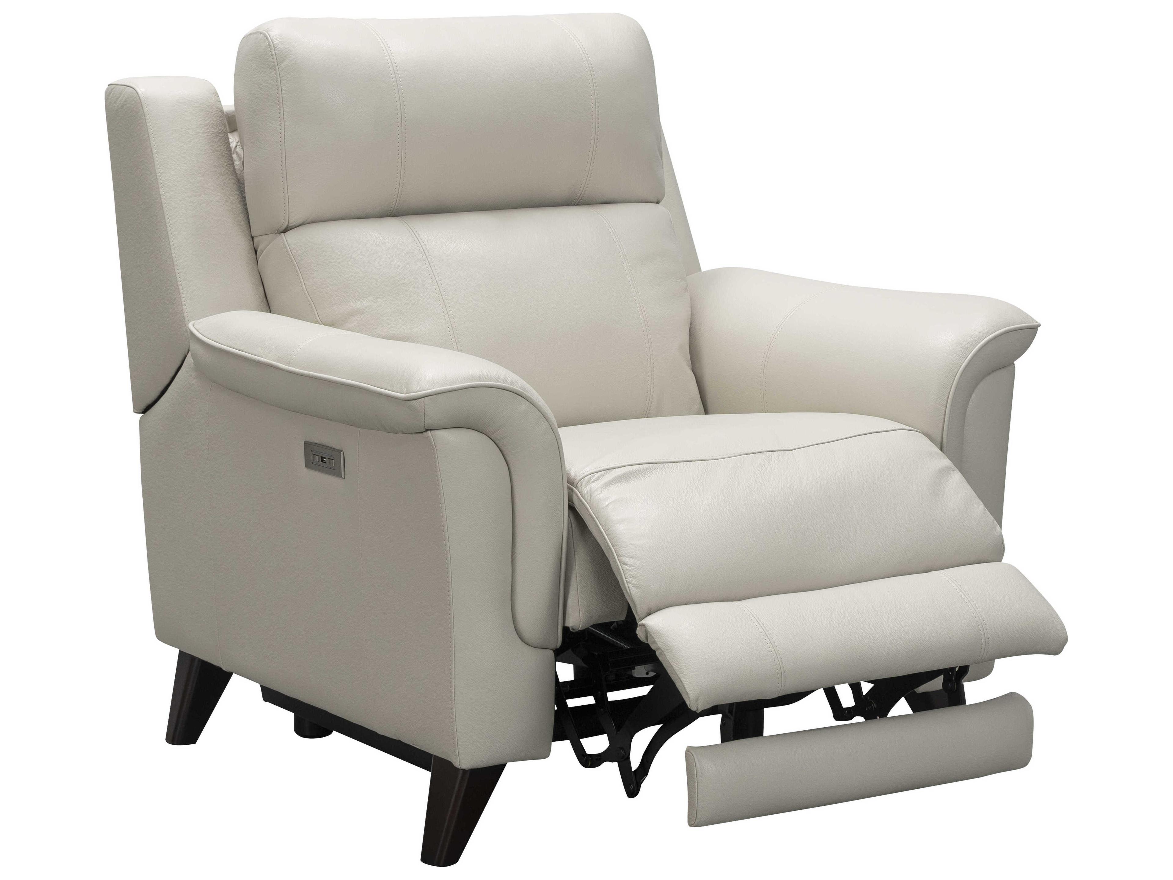 Barcalounger Modern Expressions Kester Laurel Cream Faux Leather Recliner