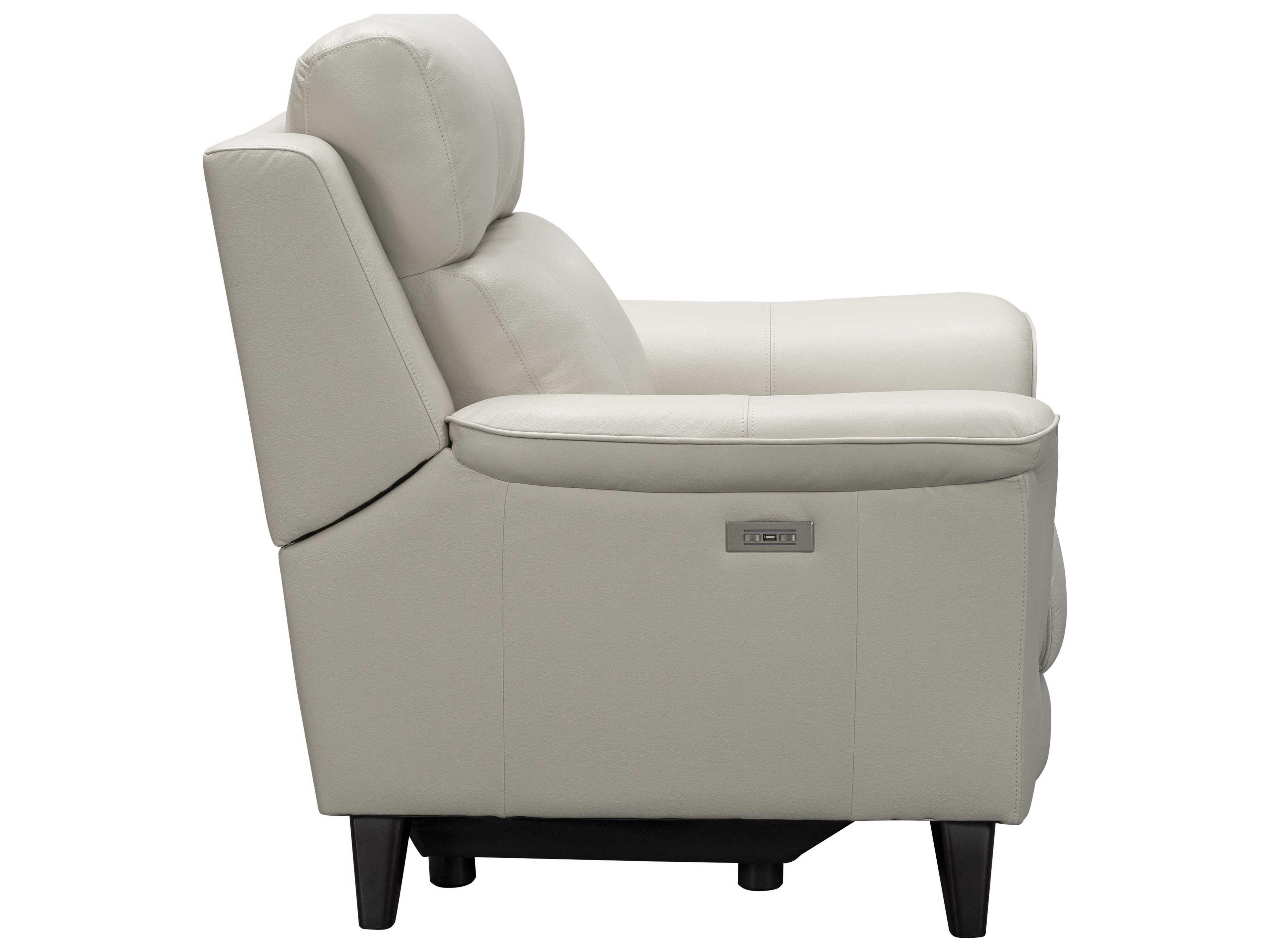 Barcalounger Modern Expressions Kester Laurel Cream Faux Leather Recliner