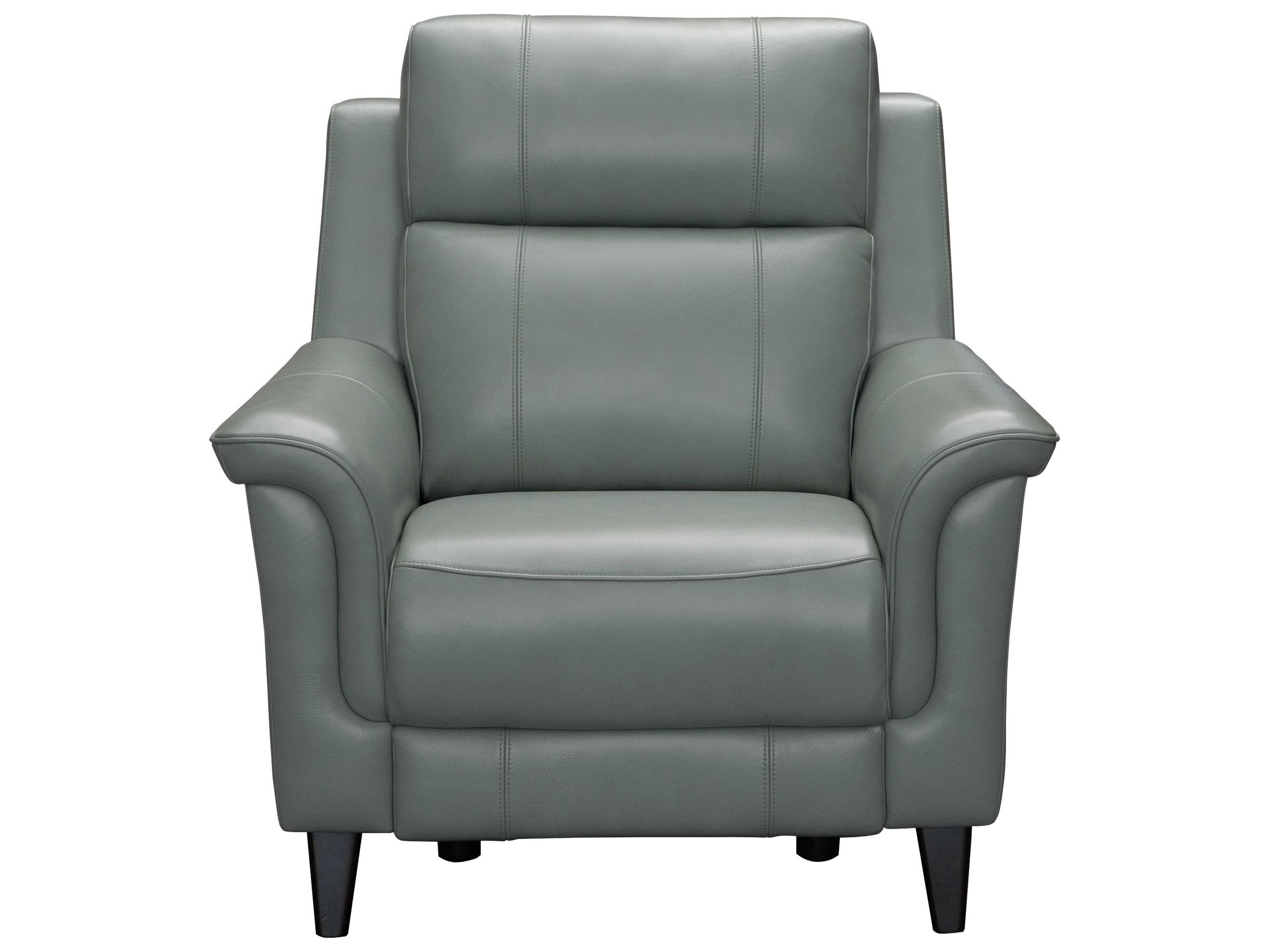 Barcalounger Modern Expressions Kester Lorenzo Mint Green Faux Leather Recliner