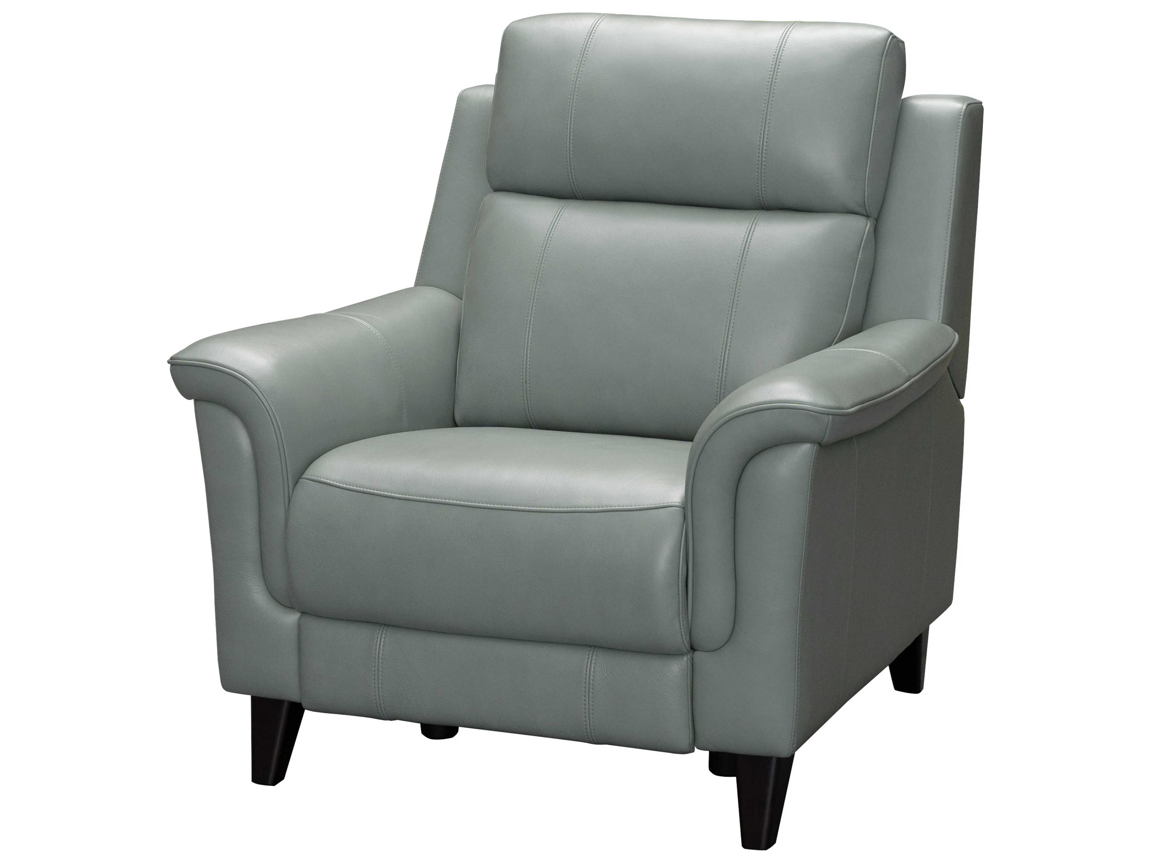 Barcalounger Modern Expressions Kester Lorenzo Mint Green Faux Leather Recliner