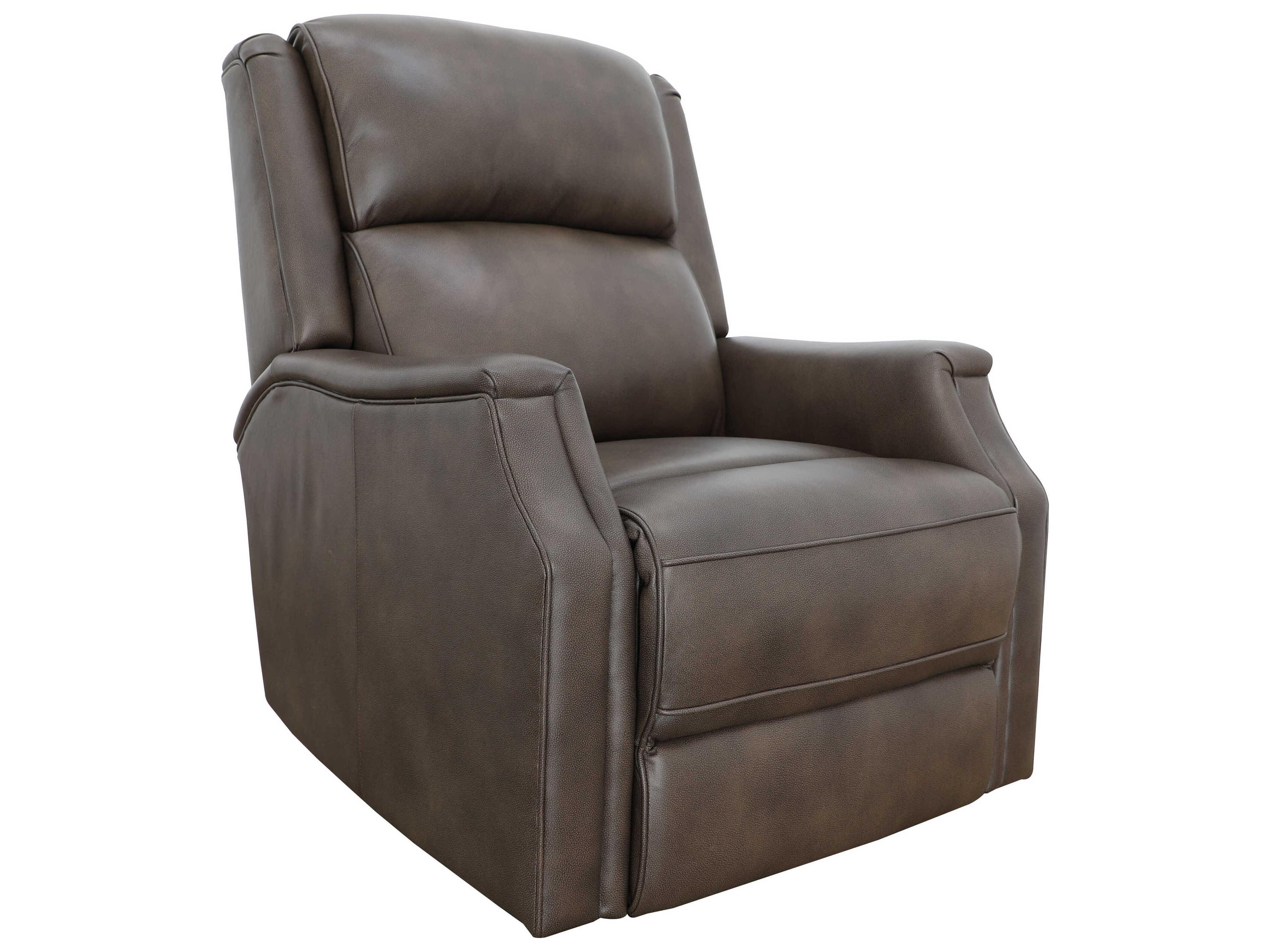 Barcalounger Vintage Conrad Clawson Mousse Brown Leather Recliner
