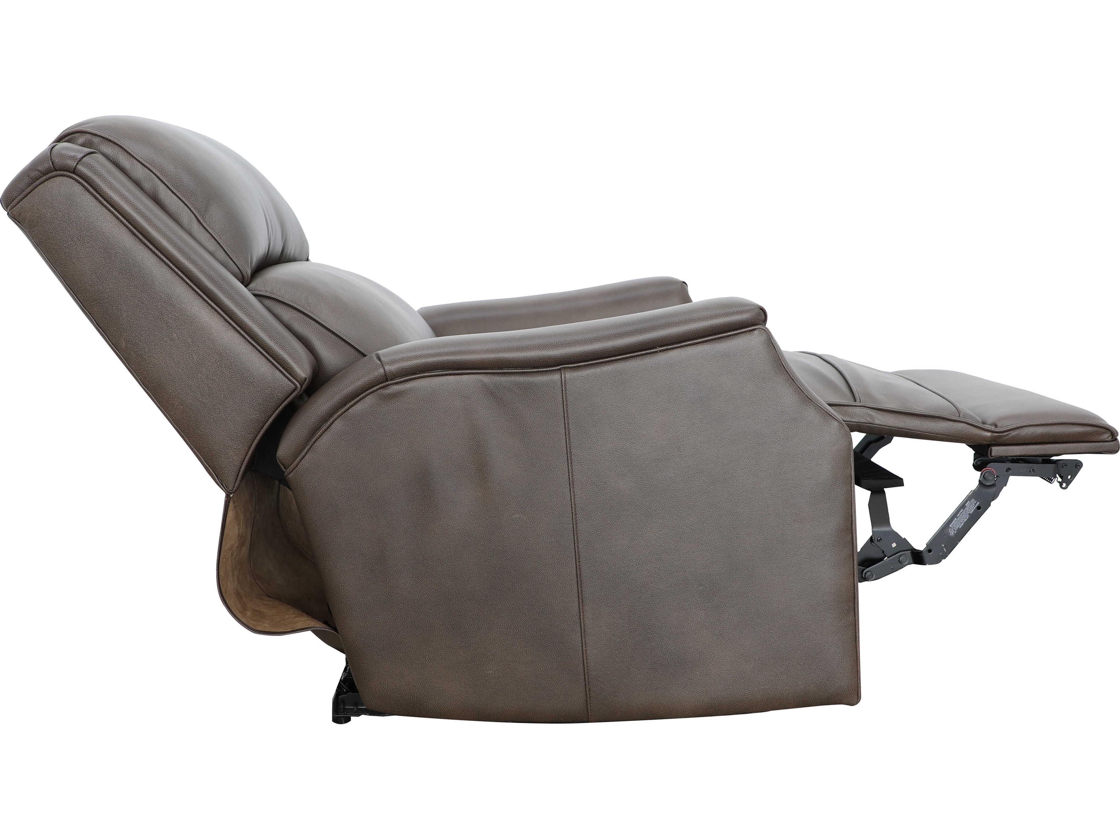 Barcalounger Vintage Conrad Clawson Mousse Brown Leather Recliner