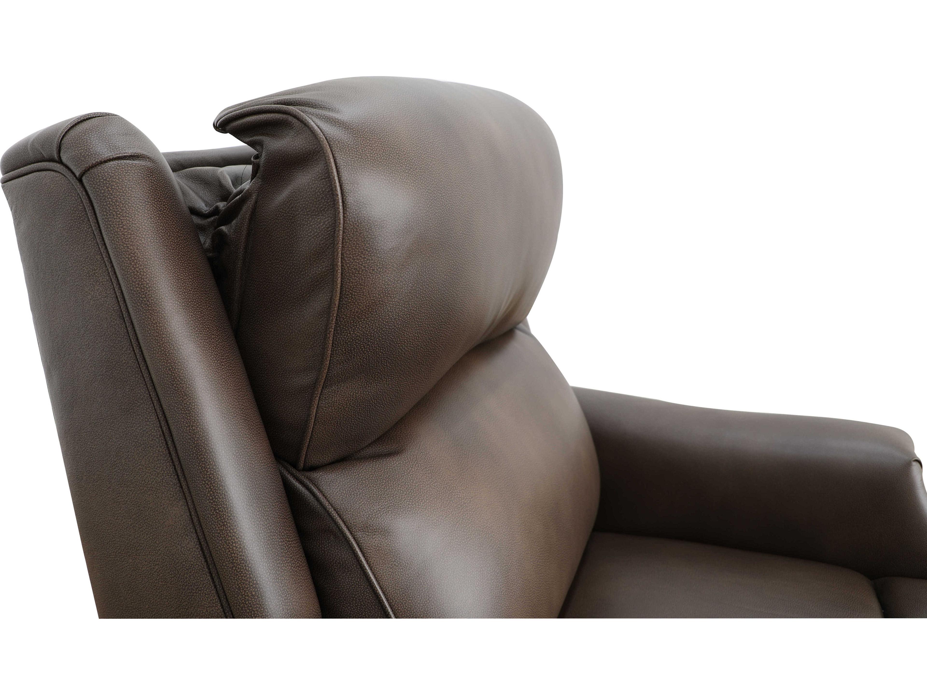 Barcalounger Vintage Conrad Clawson Mousse Brown Leather Recliner