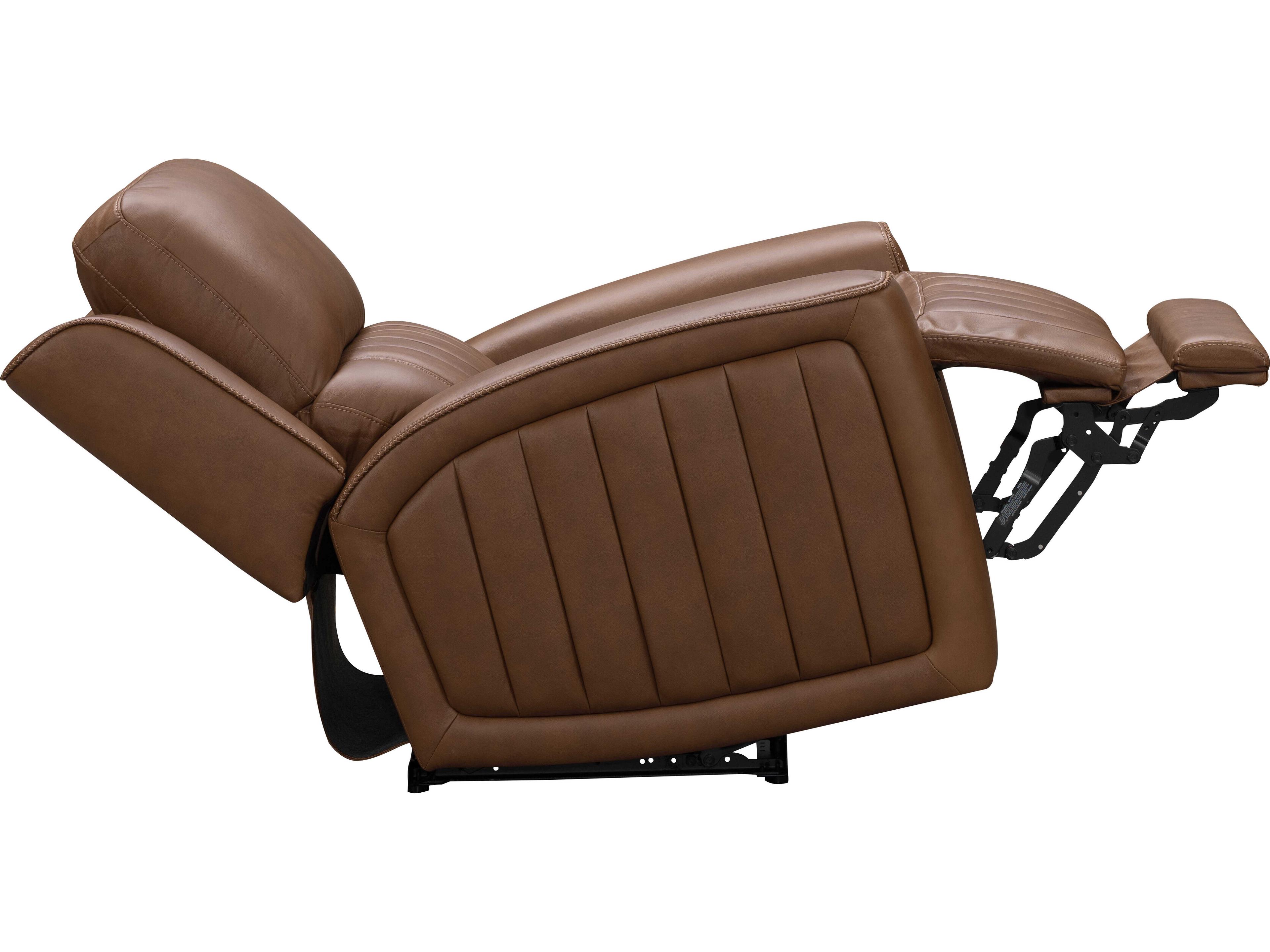 Barcalounger Zero Gravity Pierce Homerun Cinnamon Brown Faux Leather Recliner