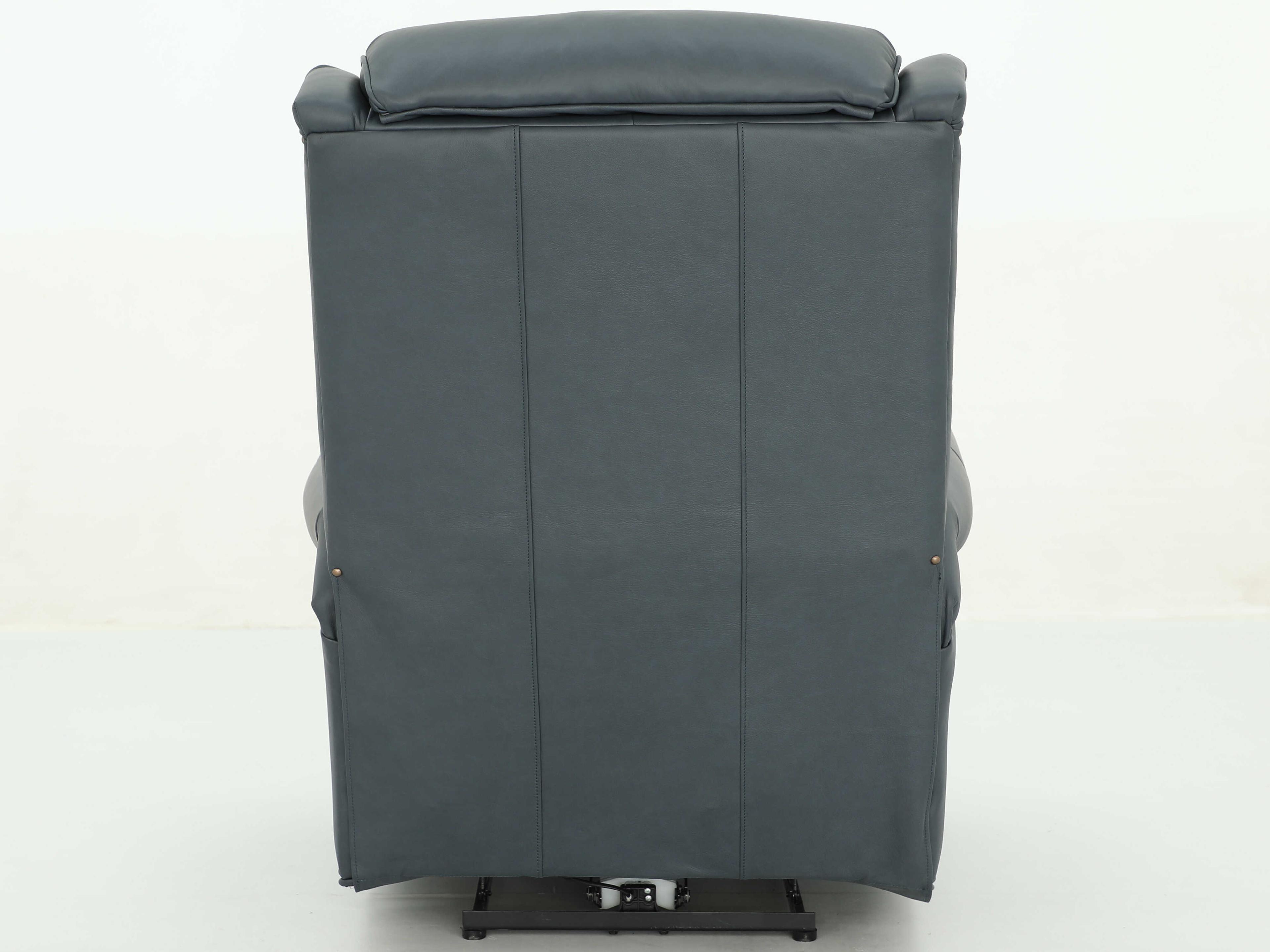 Barcalounger Vintage Gabby Santa Fe Ocean Blue Leather Recliner