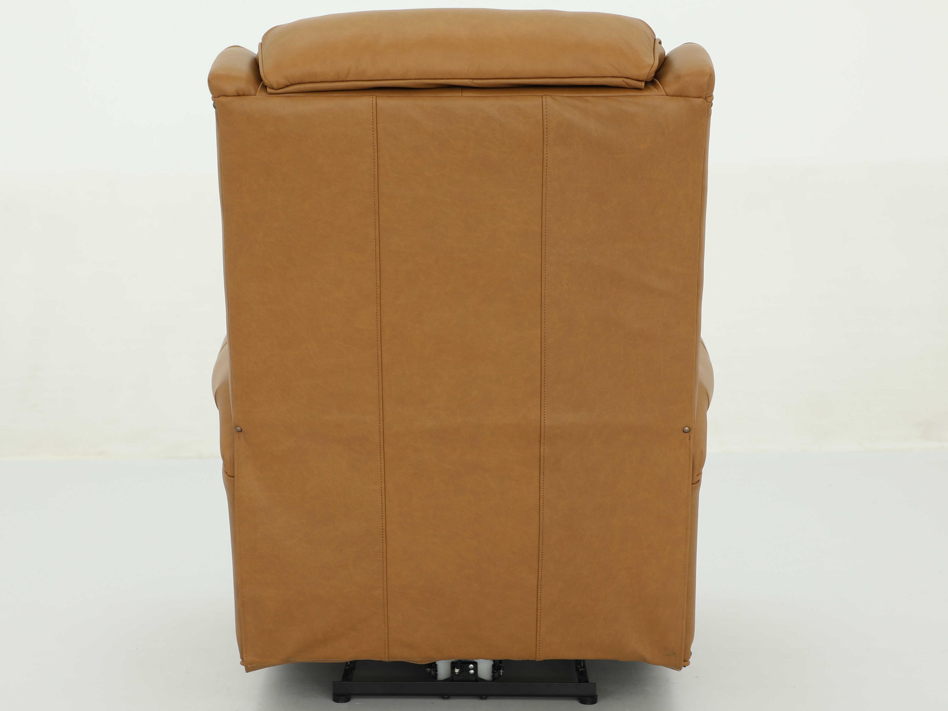 Barcalounger Vintage Gabby Santa Fe Brandy Brown Leather Recliner