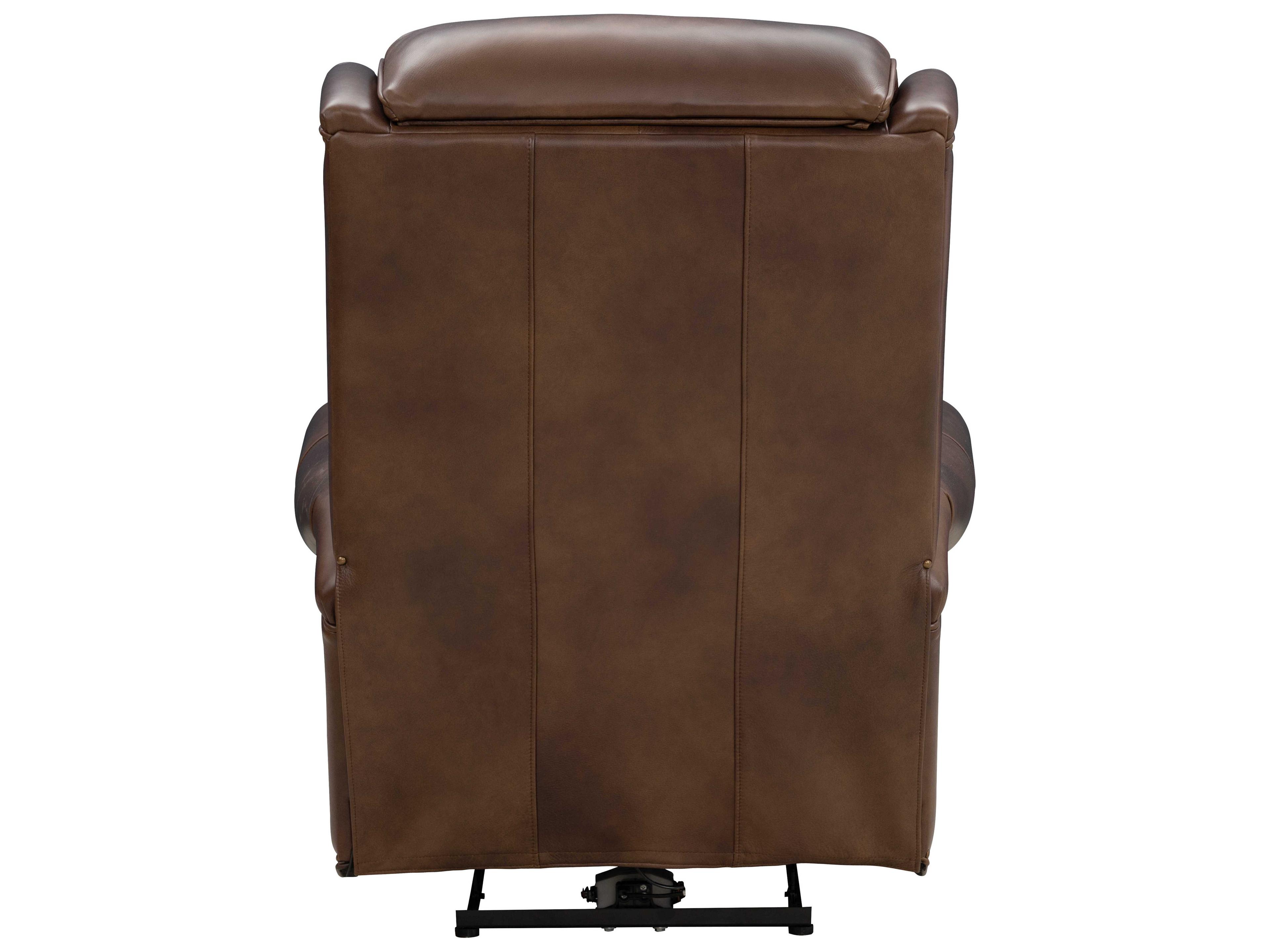 Barcalounger Vintage Gabby Worthington Cognac Brown Leather Recliner