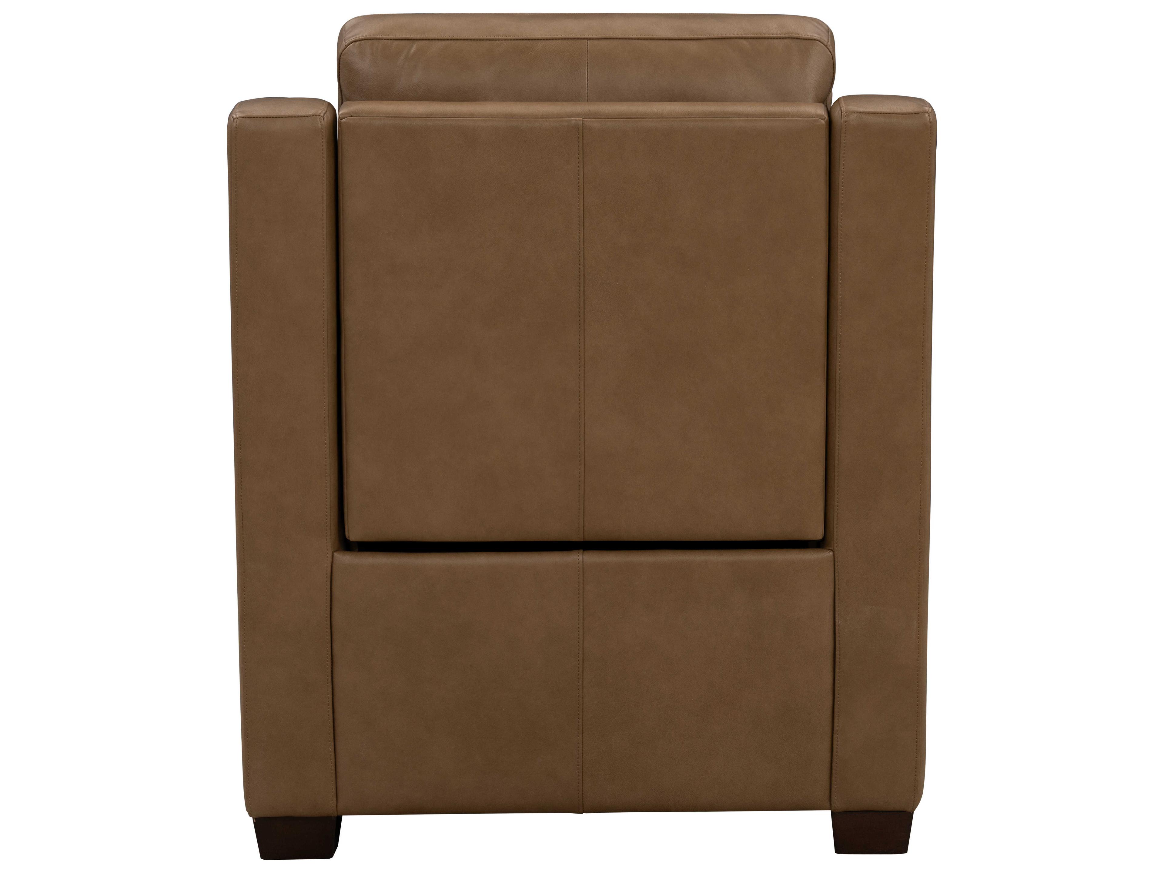 Barcalounger Vintage Ayden Hillwood Toffee Brown Leather Recliner