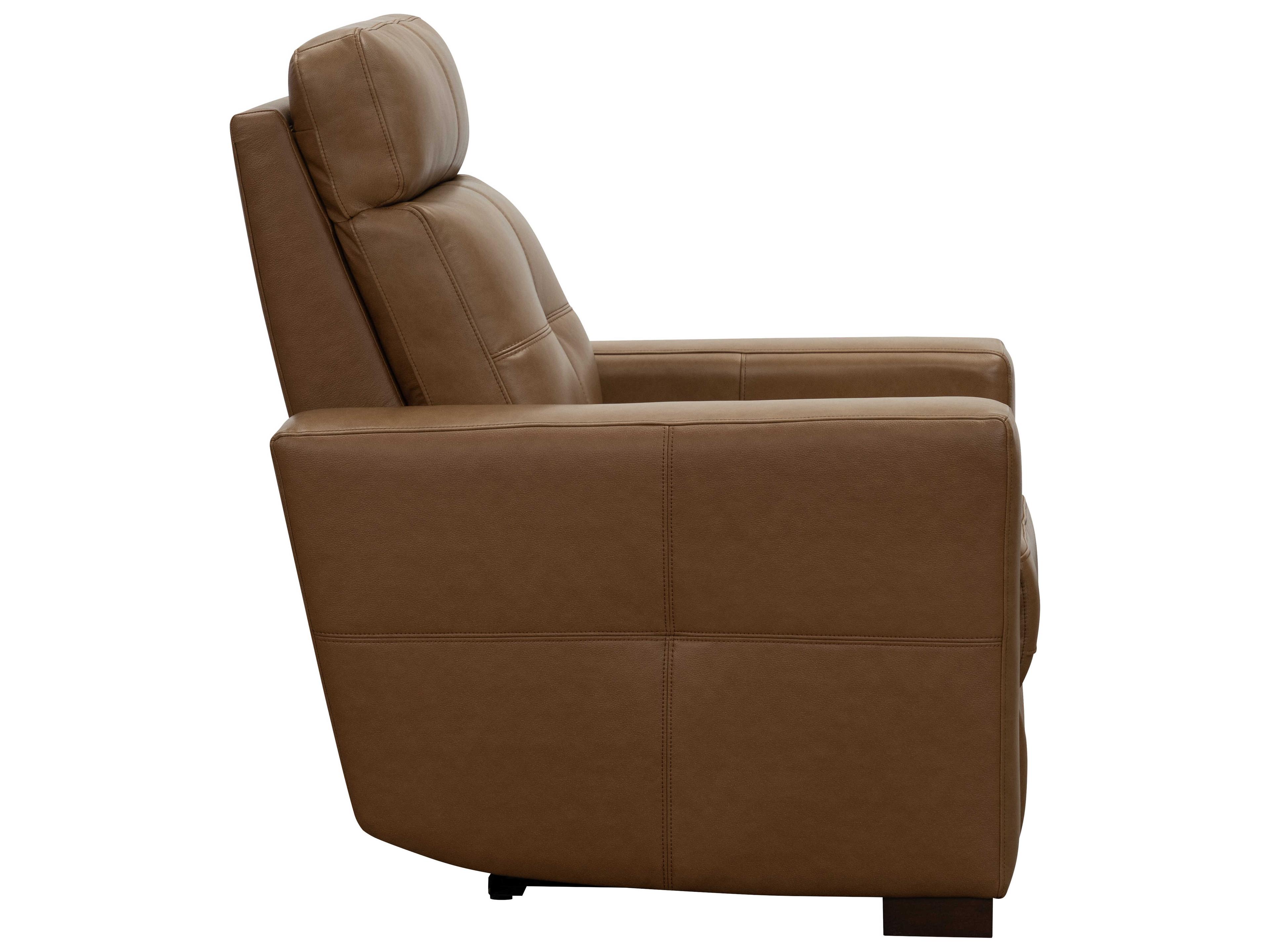 Barcalounger Modern Expressions Cara Brown Faux Leather Recliner