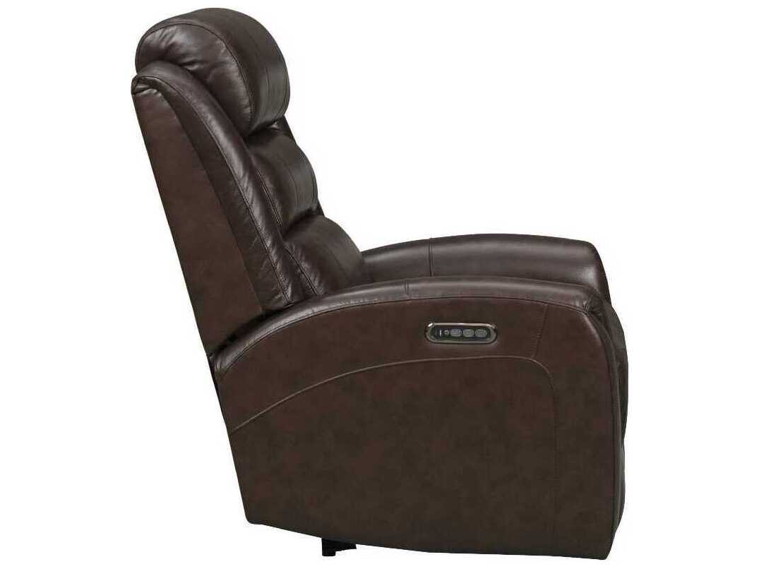 Barcalounger Modern Expressions Monterey Lux Brown Faux Leather Recliner