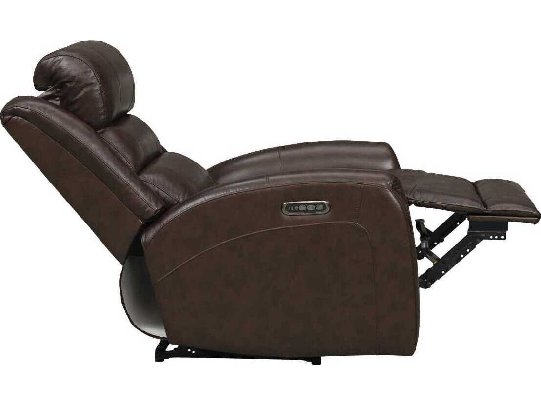 Barcalounger Modern Expressions Monterey Lux Brown Faux Leather Recliner