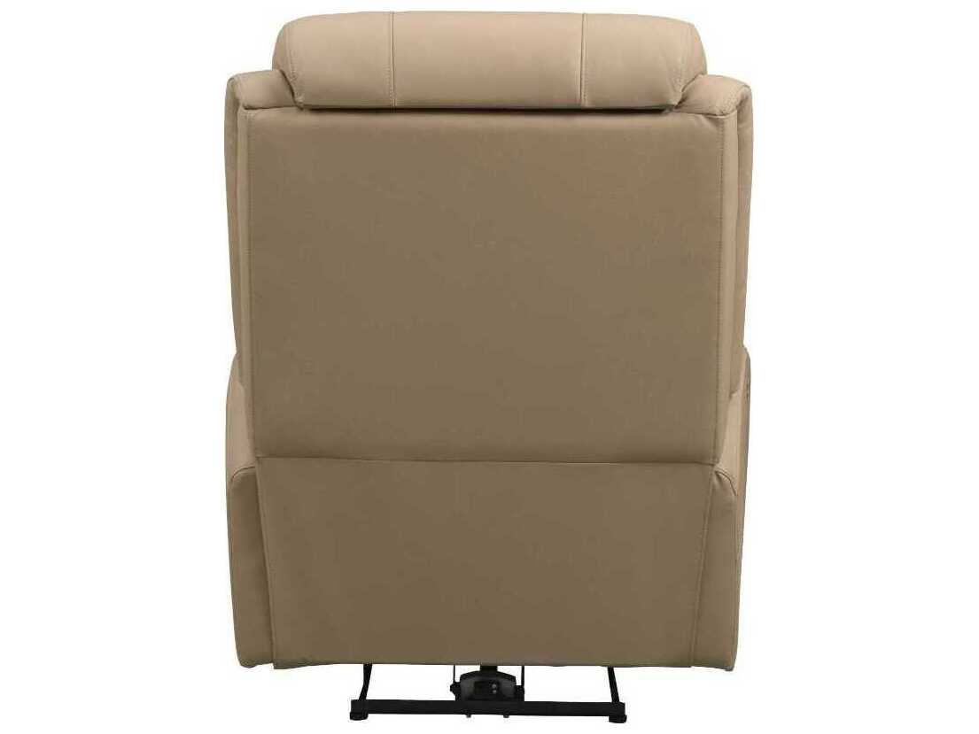 Barcalounger Modern Expressions Monterey Tucker Taupe Tan Faux Leather Recliner