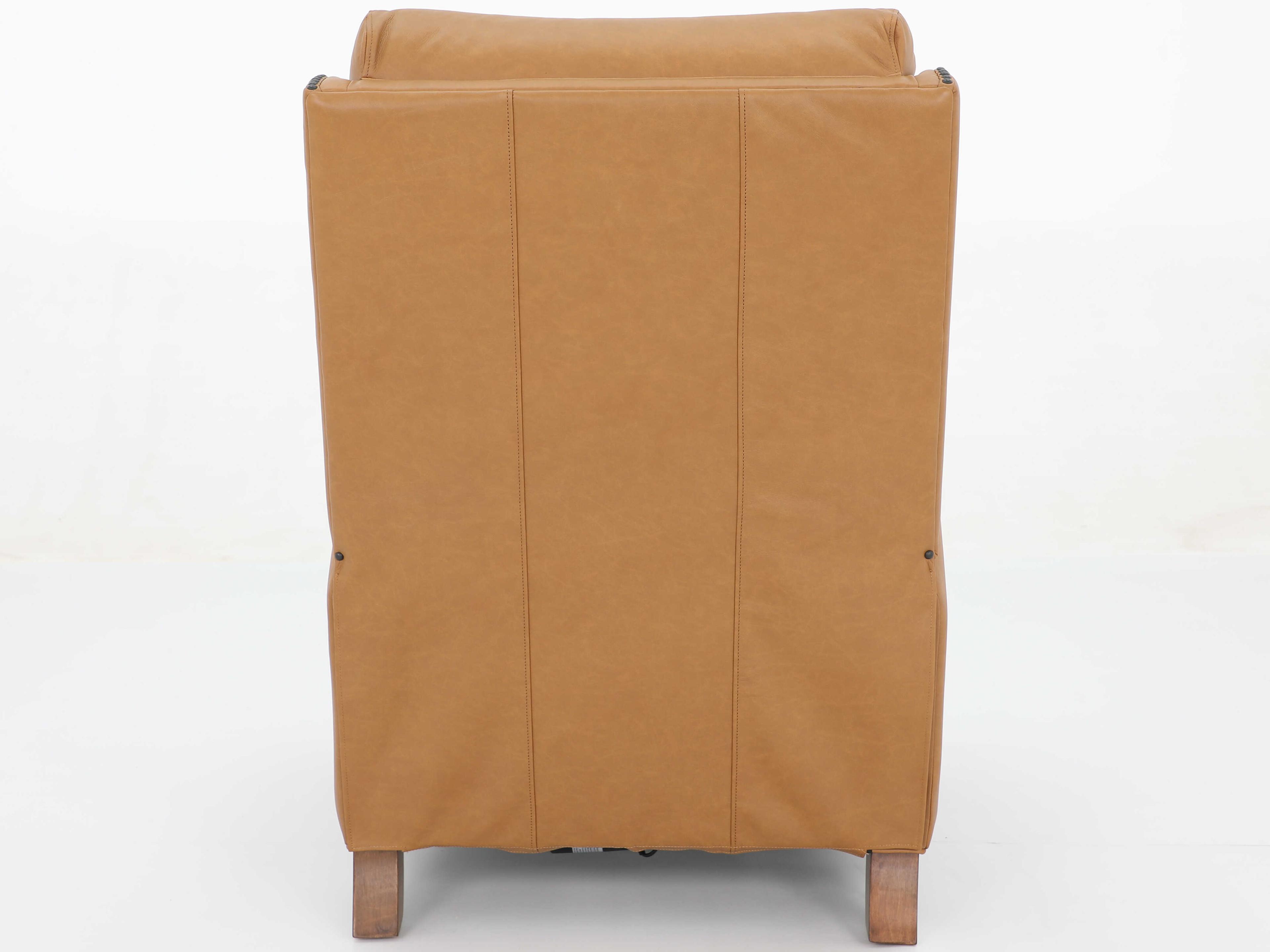 Barcalounger Vintage Anaheim Santa Fe Brandy Tan Leather Recliner