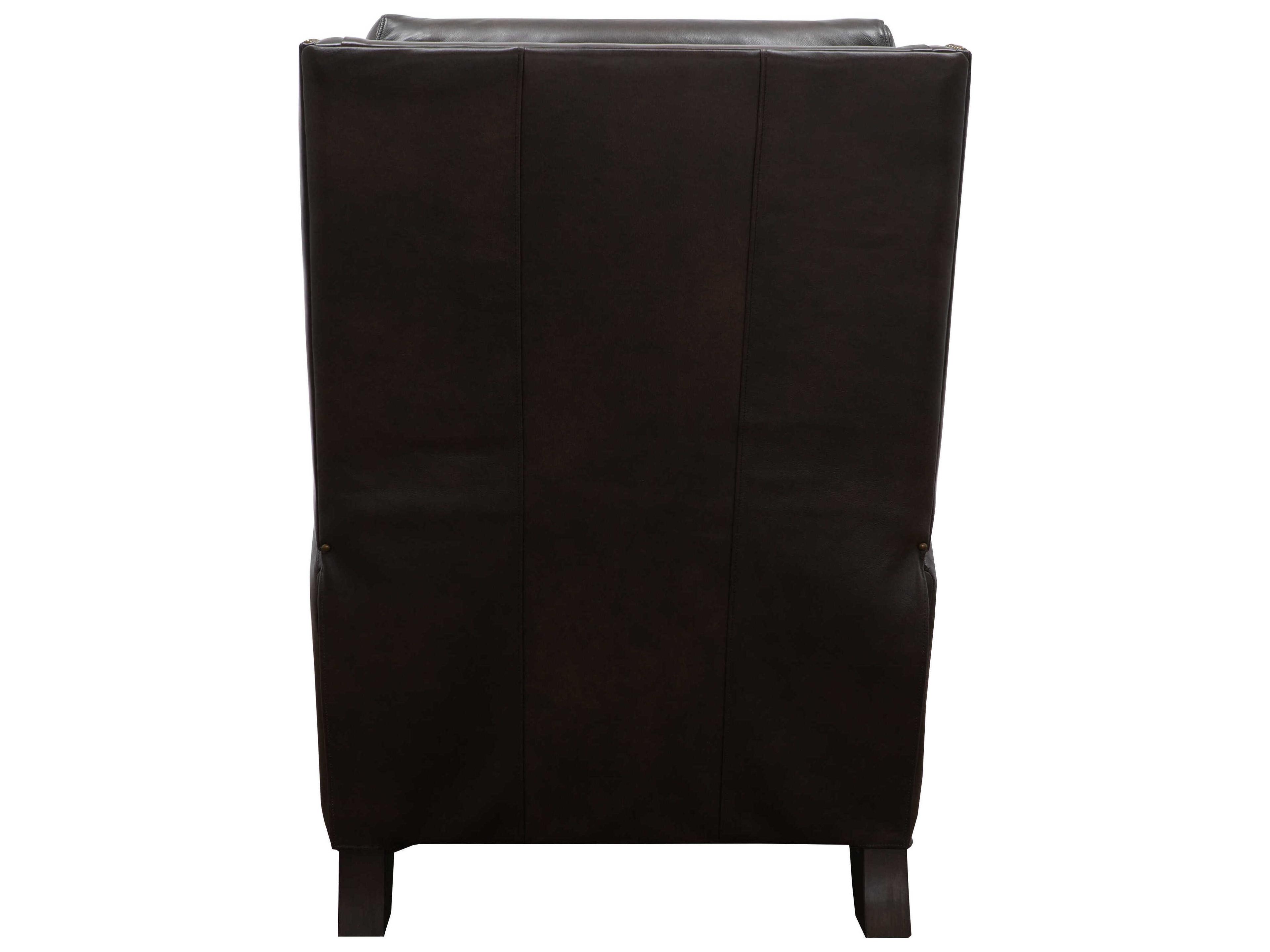 Barcalounger Vintage Anaheim Creede Fudge Brown Leather Recliner