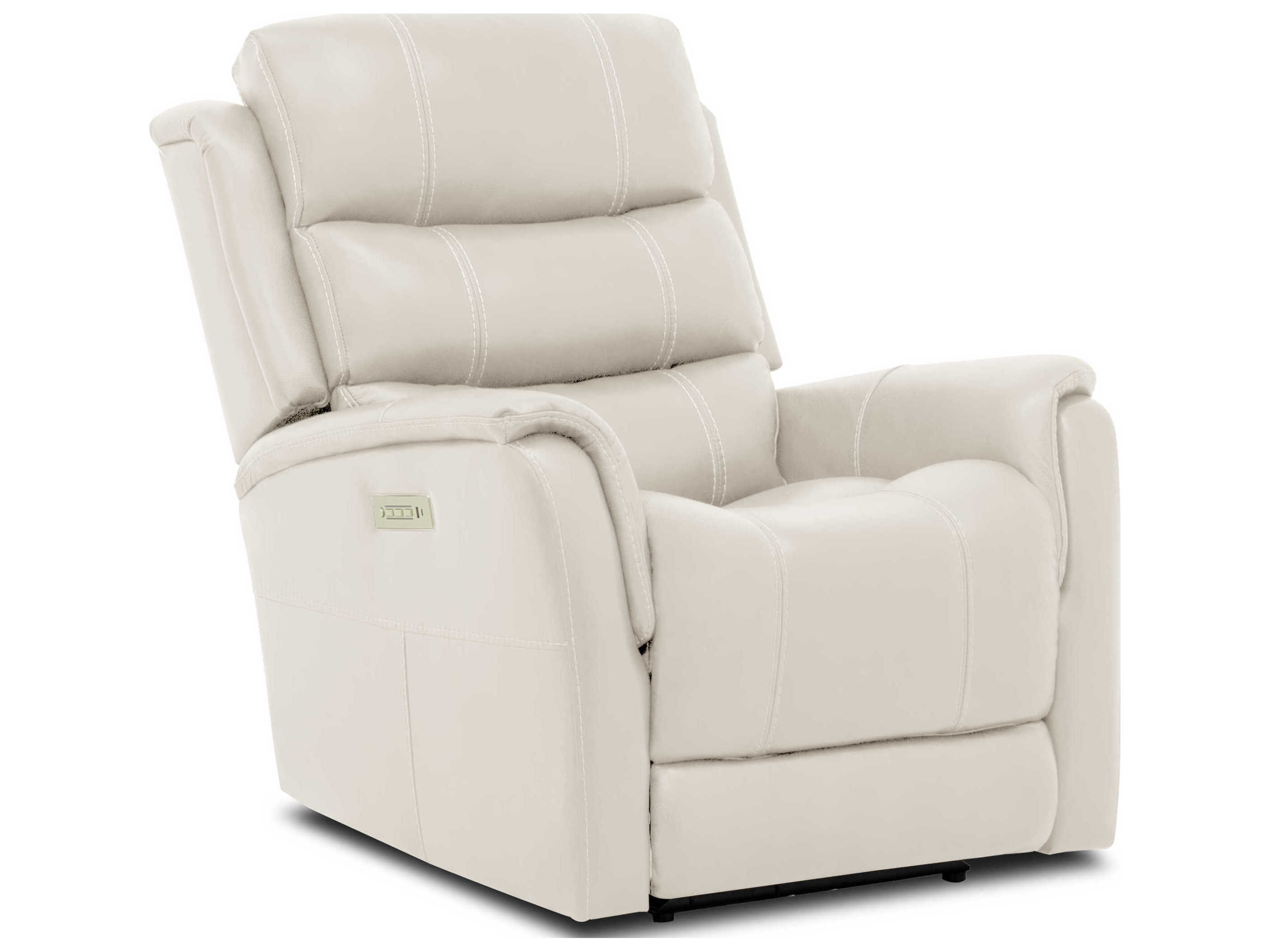 Barcalounger Zero Gravity Mooresville Sorrento Bone Cream Faux Leather Recliner