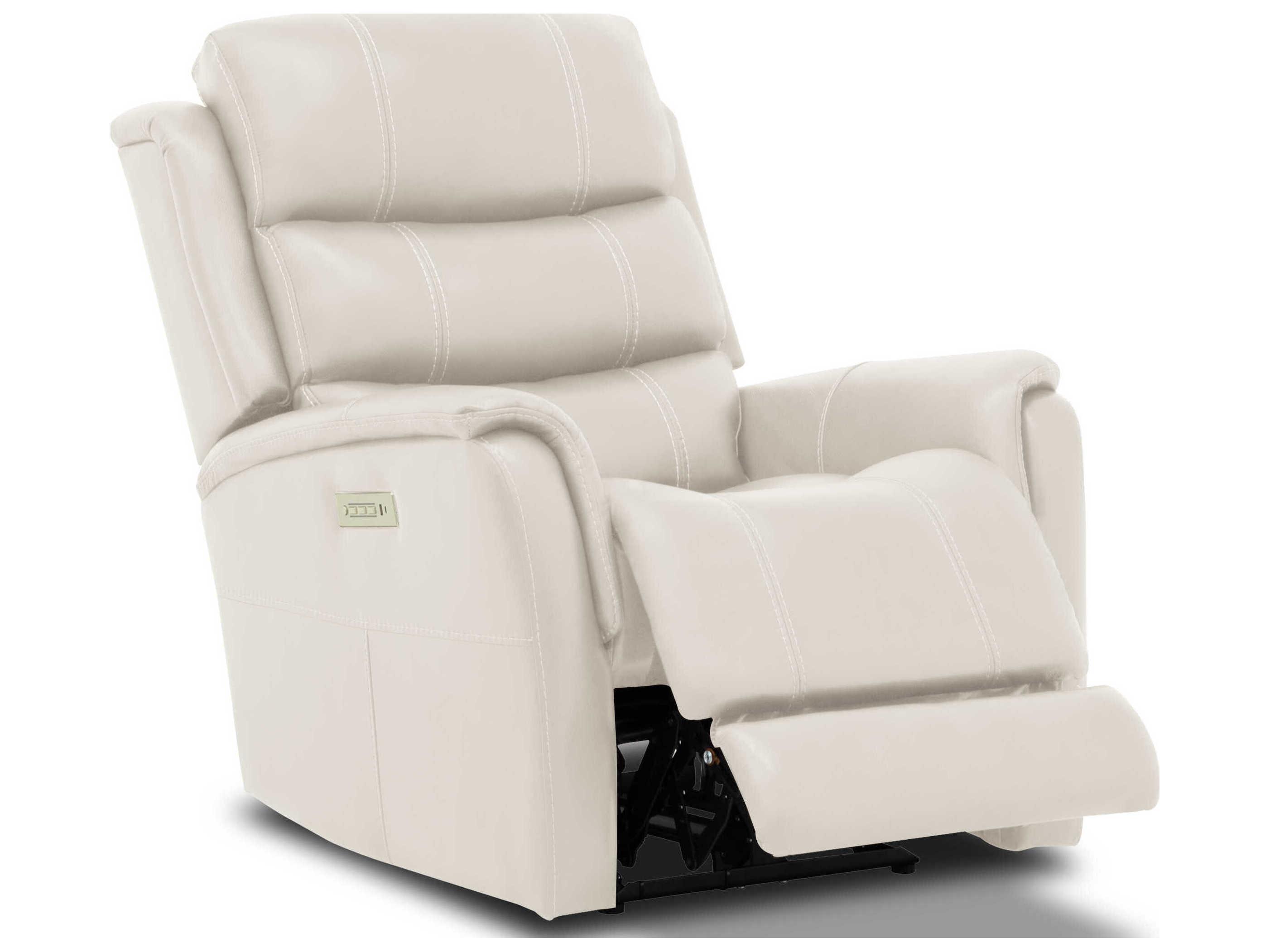 Barcalounger Zero Gravity Mooresville Sorrento Bone Cream Faux Leather Recliner