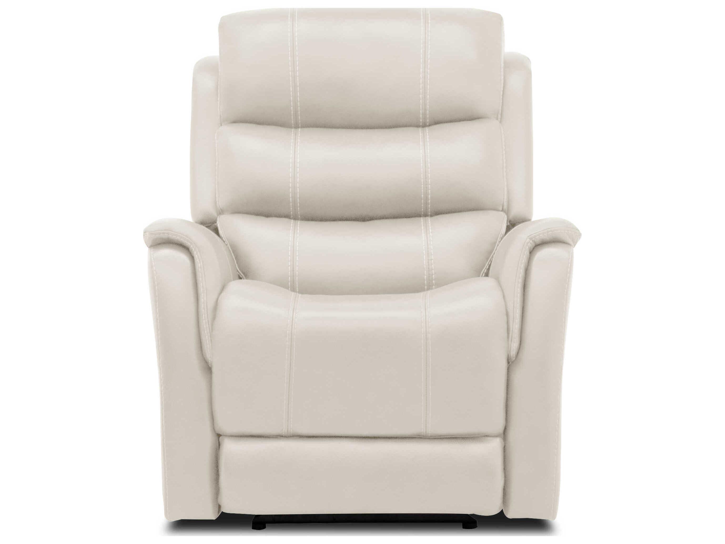 Barcalounger Zero Gravity Mooresville Sorrento Bone Cream Faux Leather Recliner