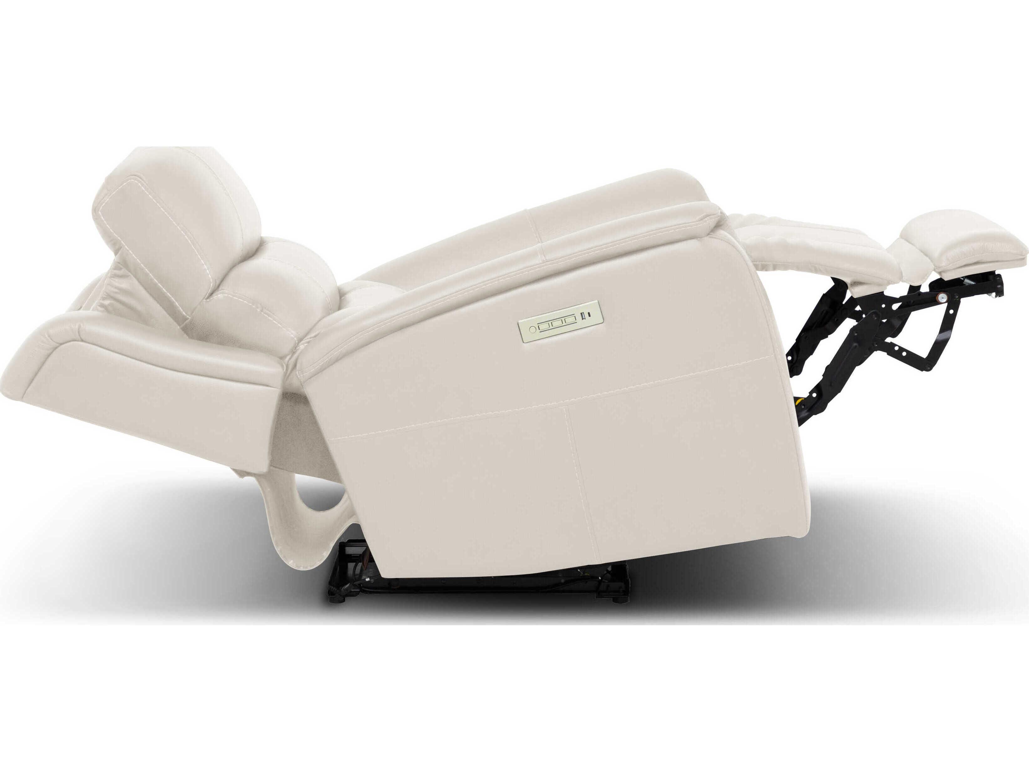 Barcalounger Zero Gravity Mooresville Sorrento Bone Cream Faux Leather Recliner