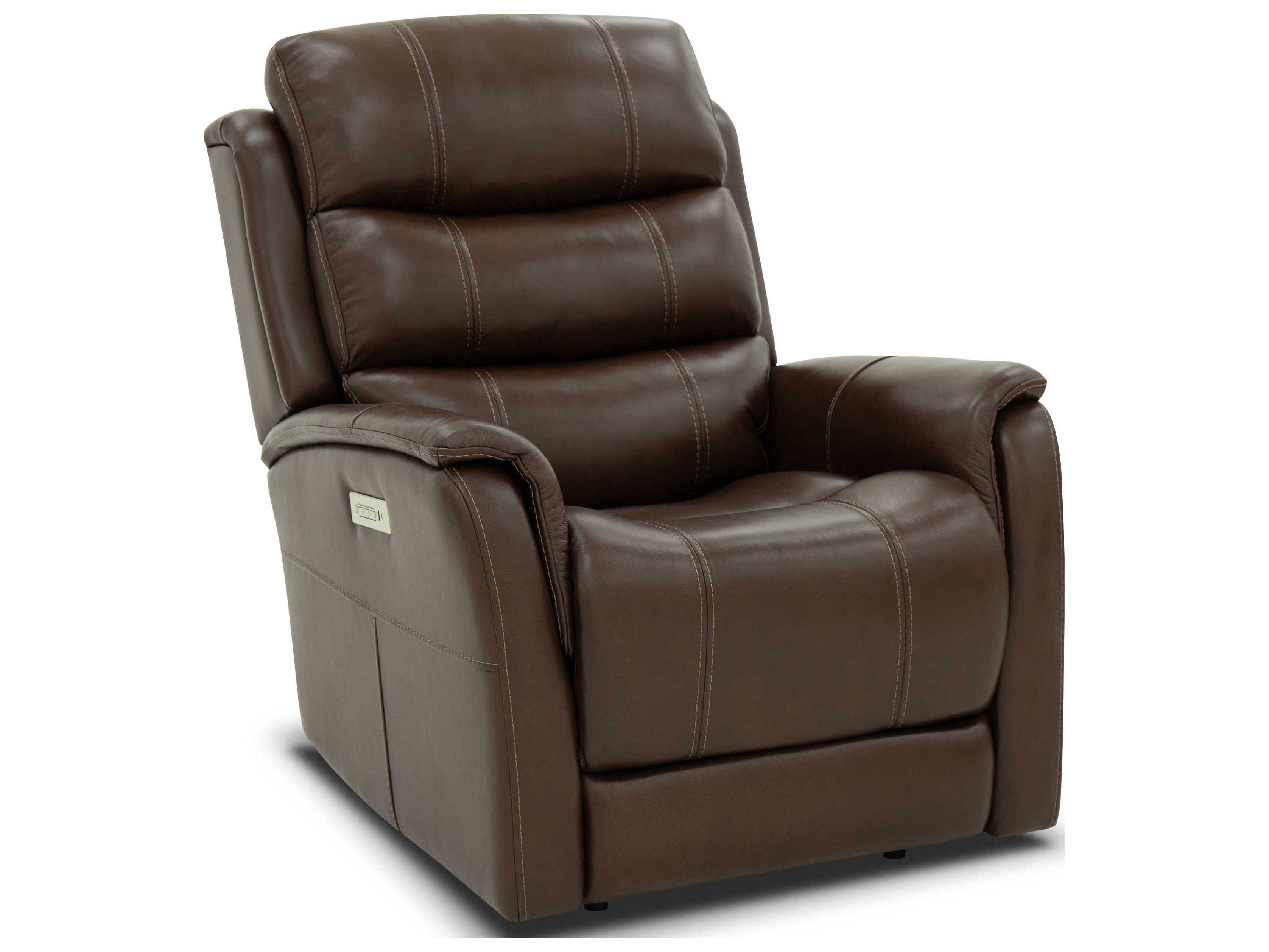 Barcalounger Zero Gravity Mooresville Sorrento Coffee Brown Faux Leather Recliner