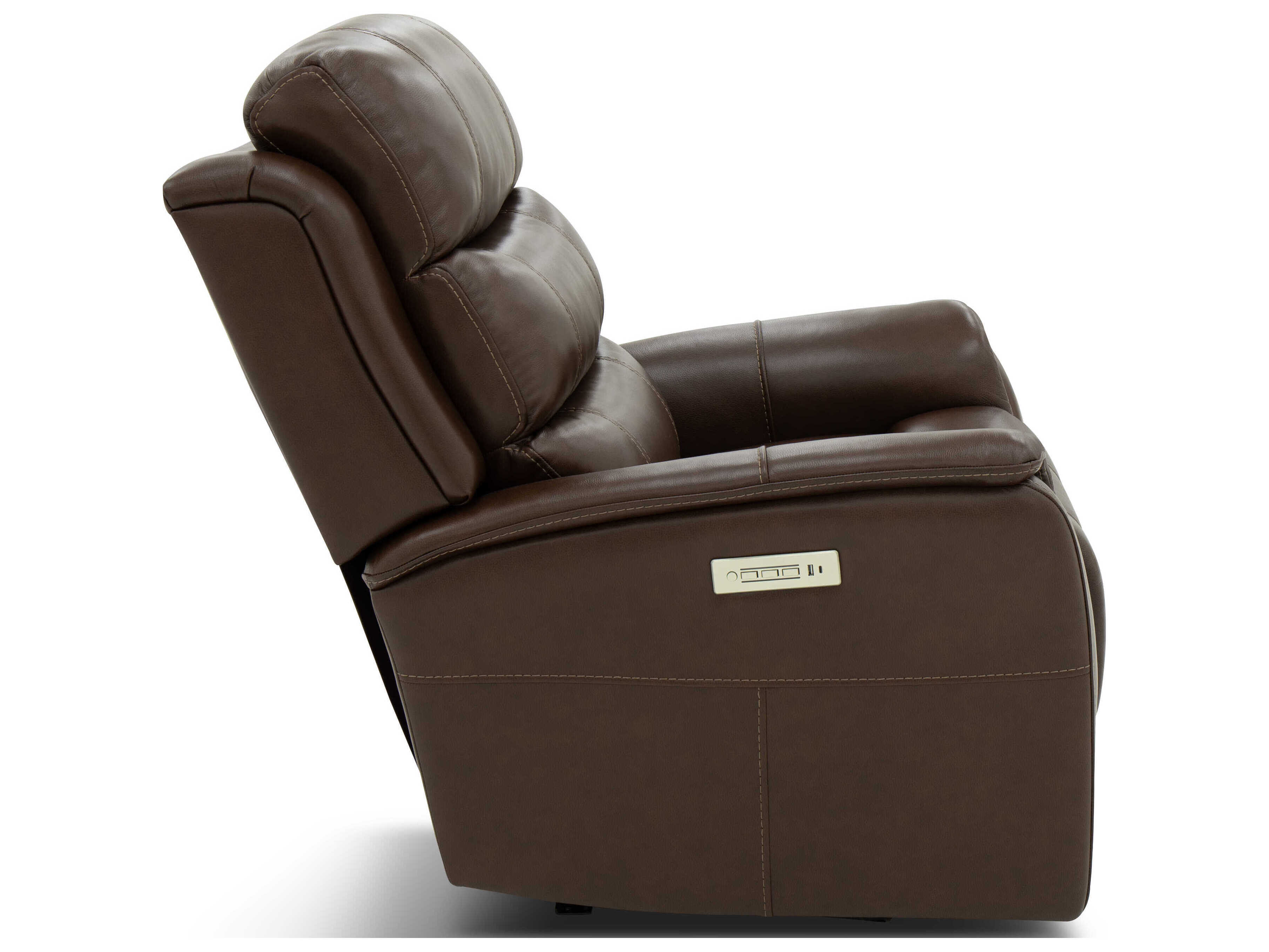 Barcalounger Zero Gravity Mooresville Sorrento Coffee Brown Faux Leather Recliner