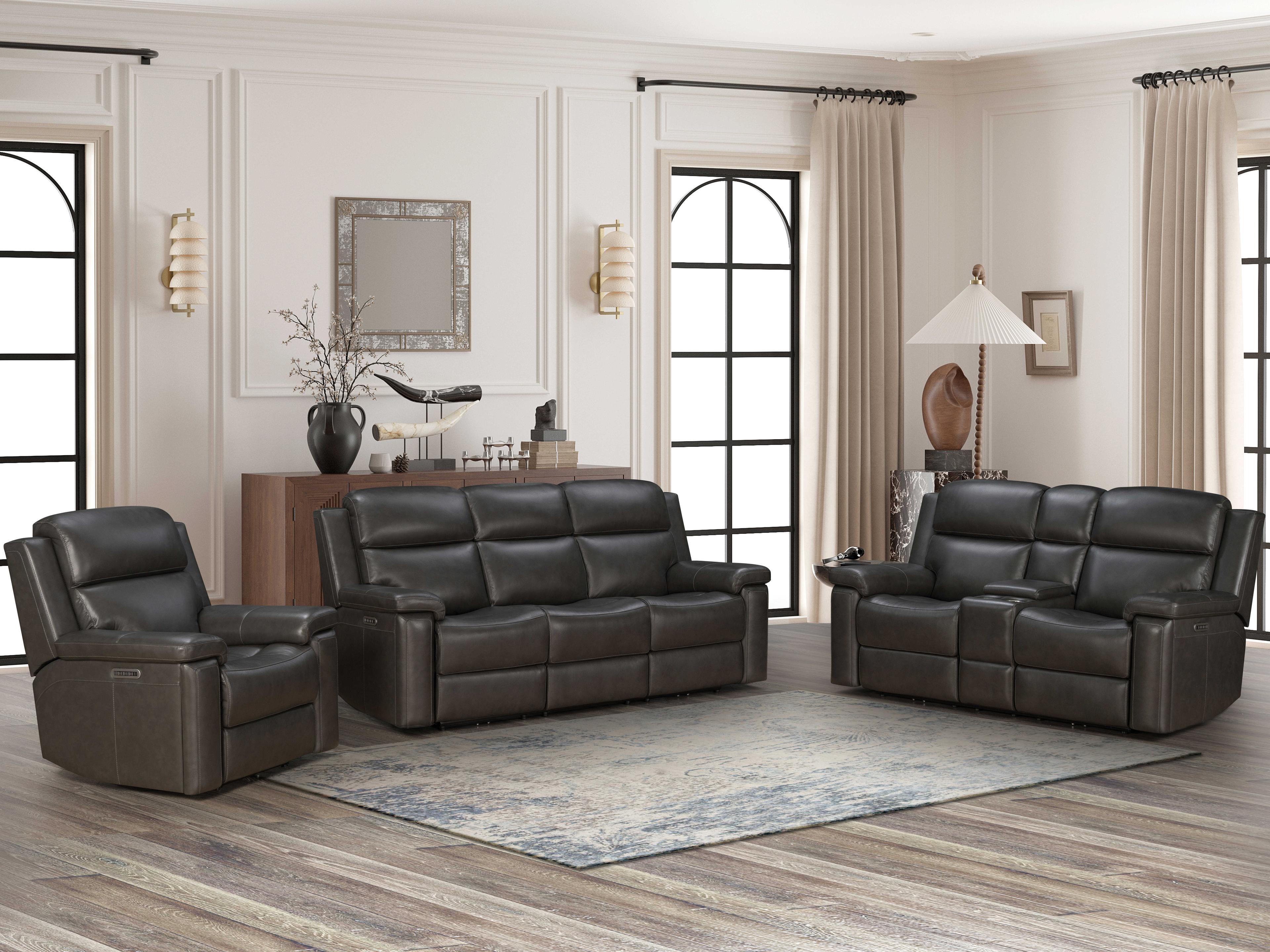 Barcalounger Media Leon Sofa Set