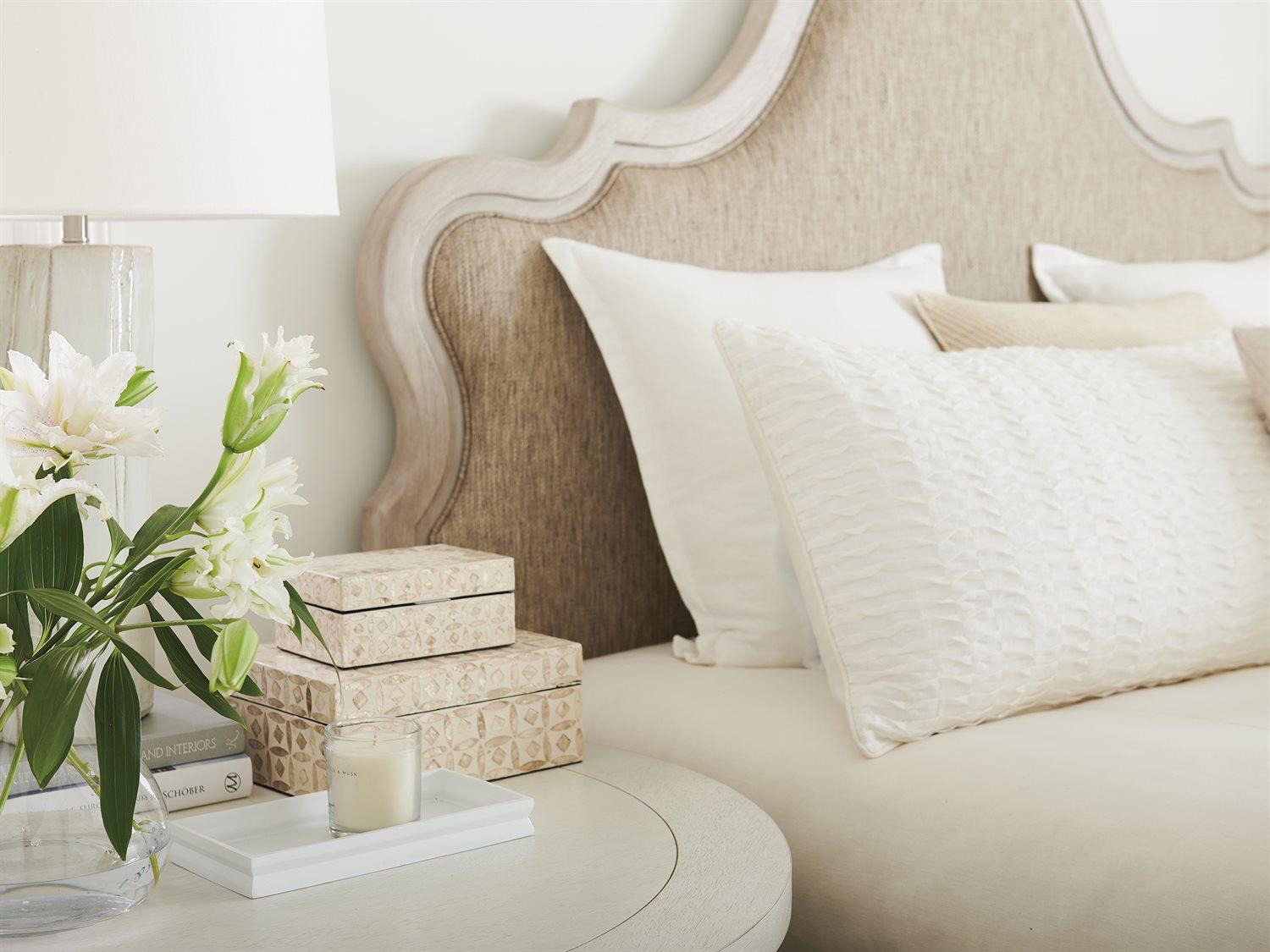 Barclay Butera Malibu Zuma Brown Wood Queen Panel Bed