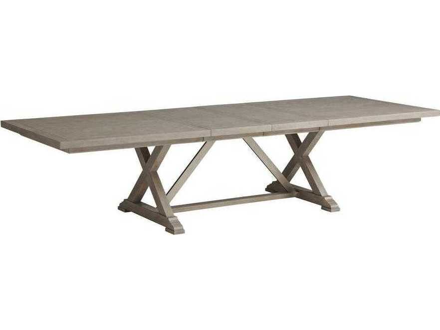 Barclay Butera Malibu Rockpoint Extendable Rectangular Wood Dining Table