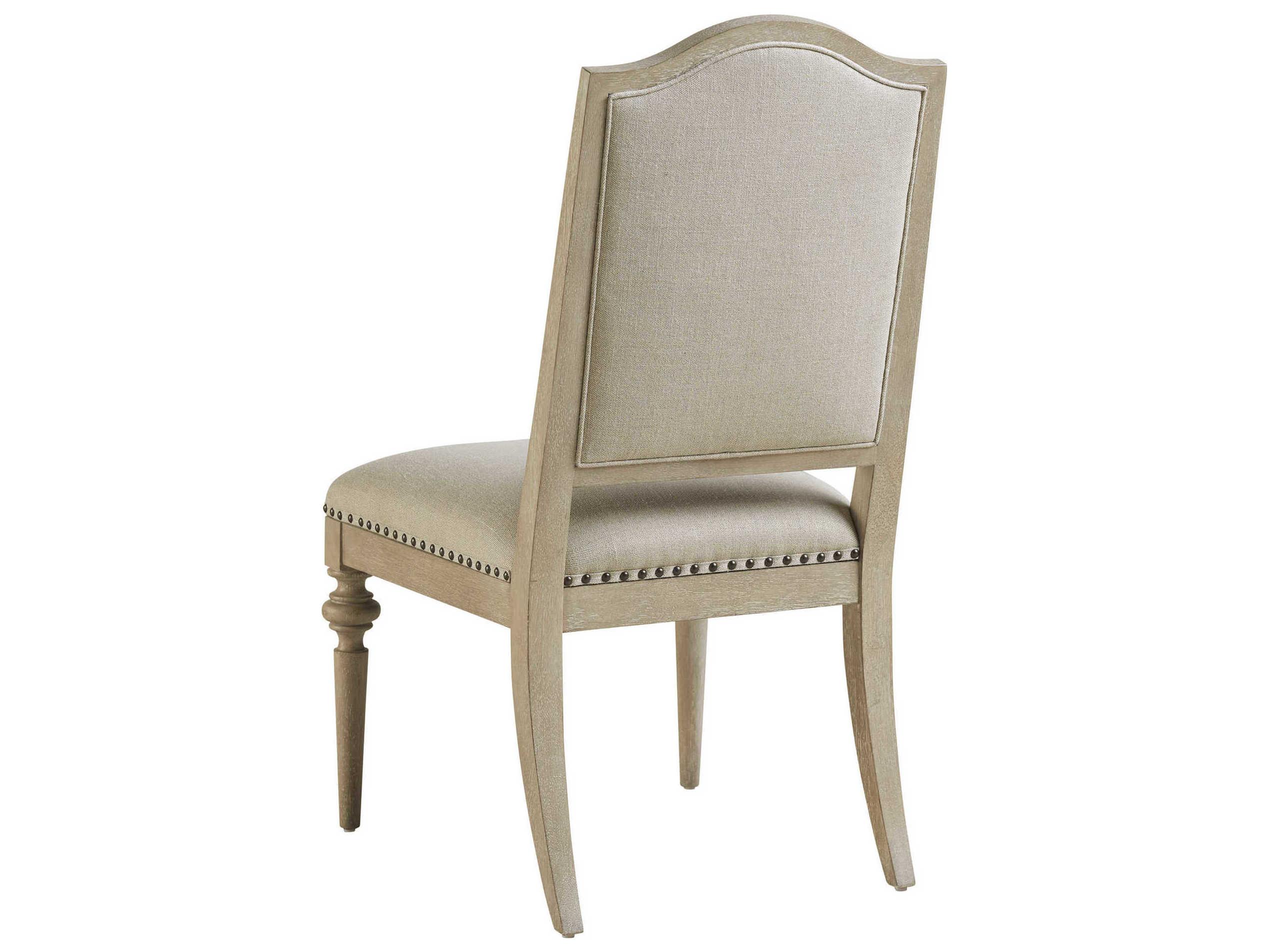 Barclay Butera Malibu Aidan Brown Upholstered Side Dining Chair