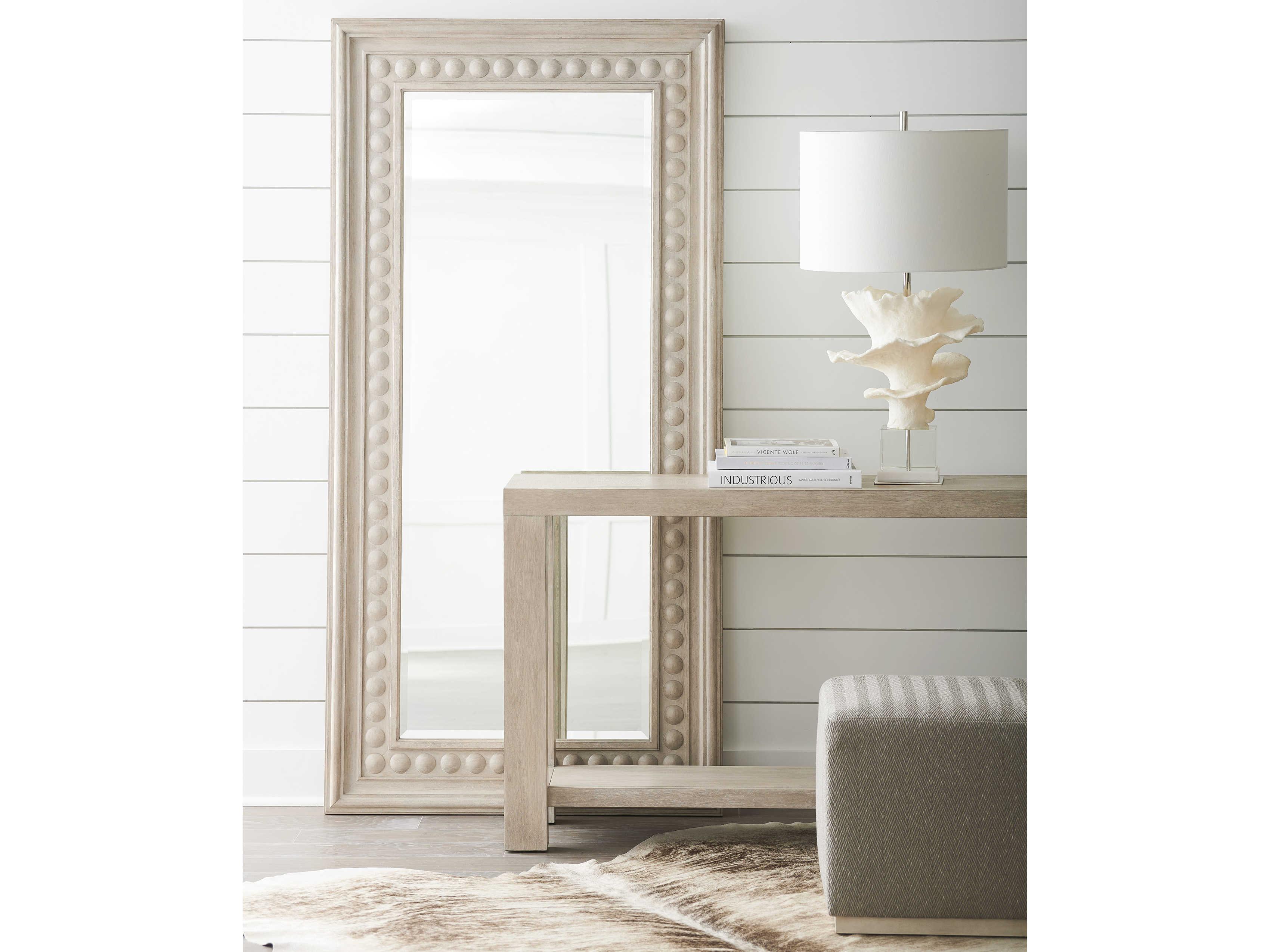 Barclay Butera Malibu Carbon Rectangular Floor Mirror