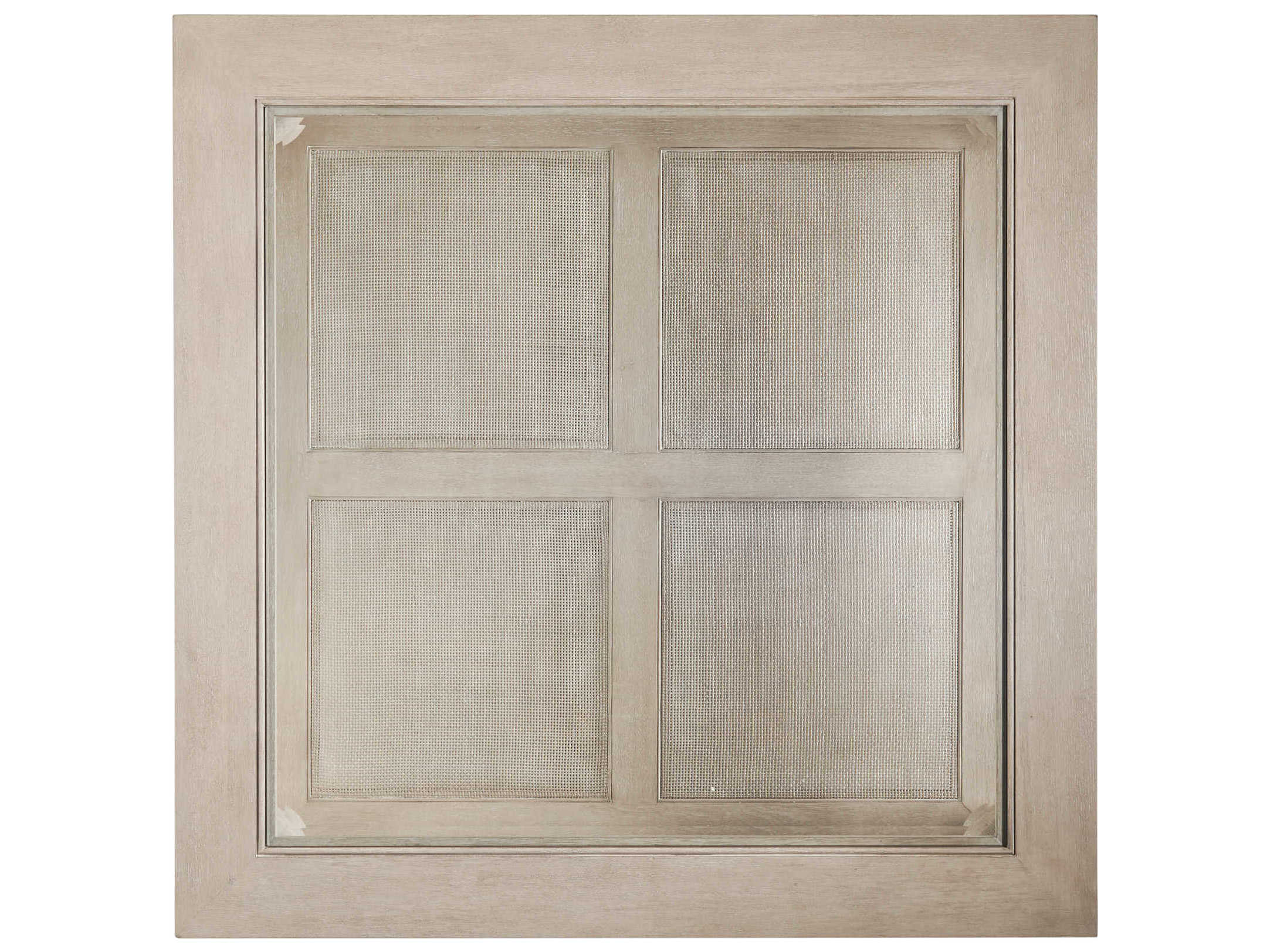 Barclay Butera Malibu Castlerock Square Glass Cocktail Table